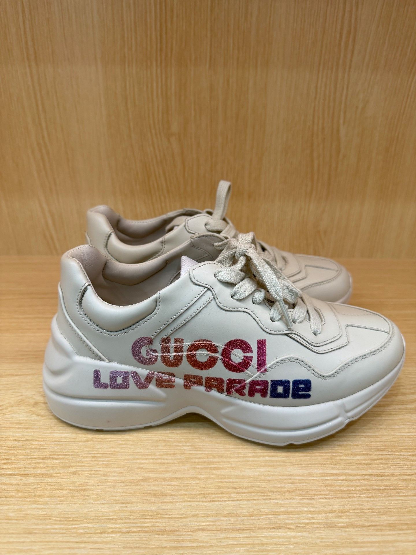 Gucci Gucci Rhyton Love Parade Dad Sneakers Size US 5 / IT 35 - 3 Thumbnail