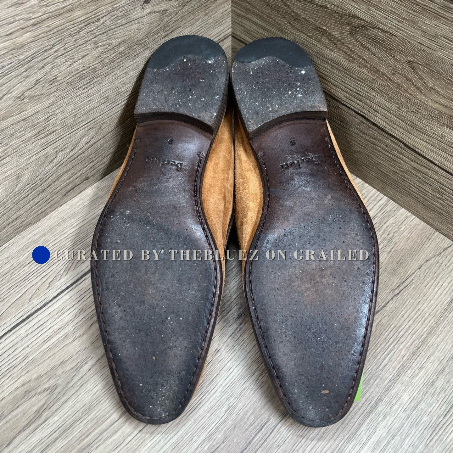 Berluti Berluti Khaki Suede Loafers Size 43 Size US 10 / EU 43 - 5 Thumbnail