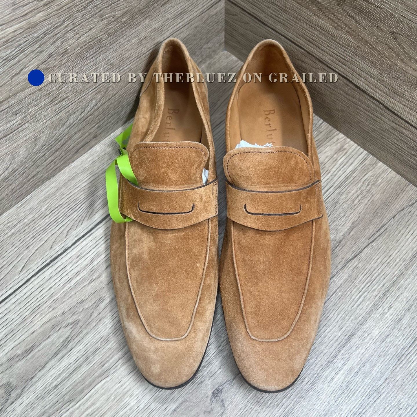 Berluti Berluti Khaki Suede Loafers Size 43 Size US 10 / EU 43 - 2 Thumbnail
