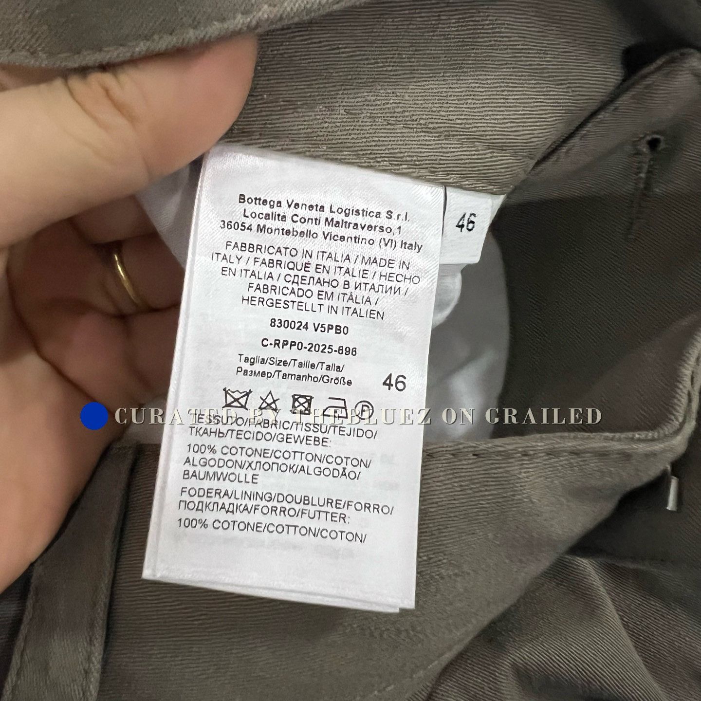 Bottega Veneta Bottega Veneta Twill Pocket Wide-Leg Cargo Pants Size US 30 / EU 46 - 4 Thumbnail