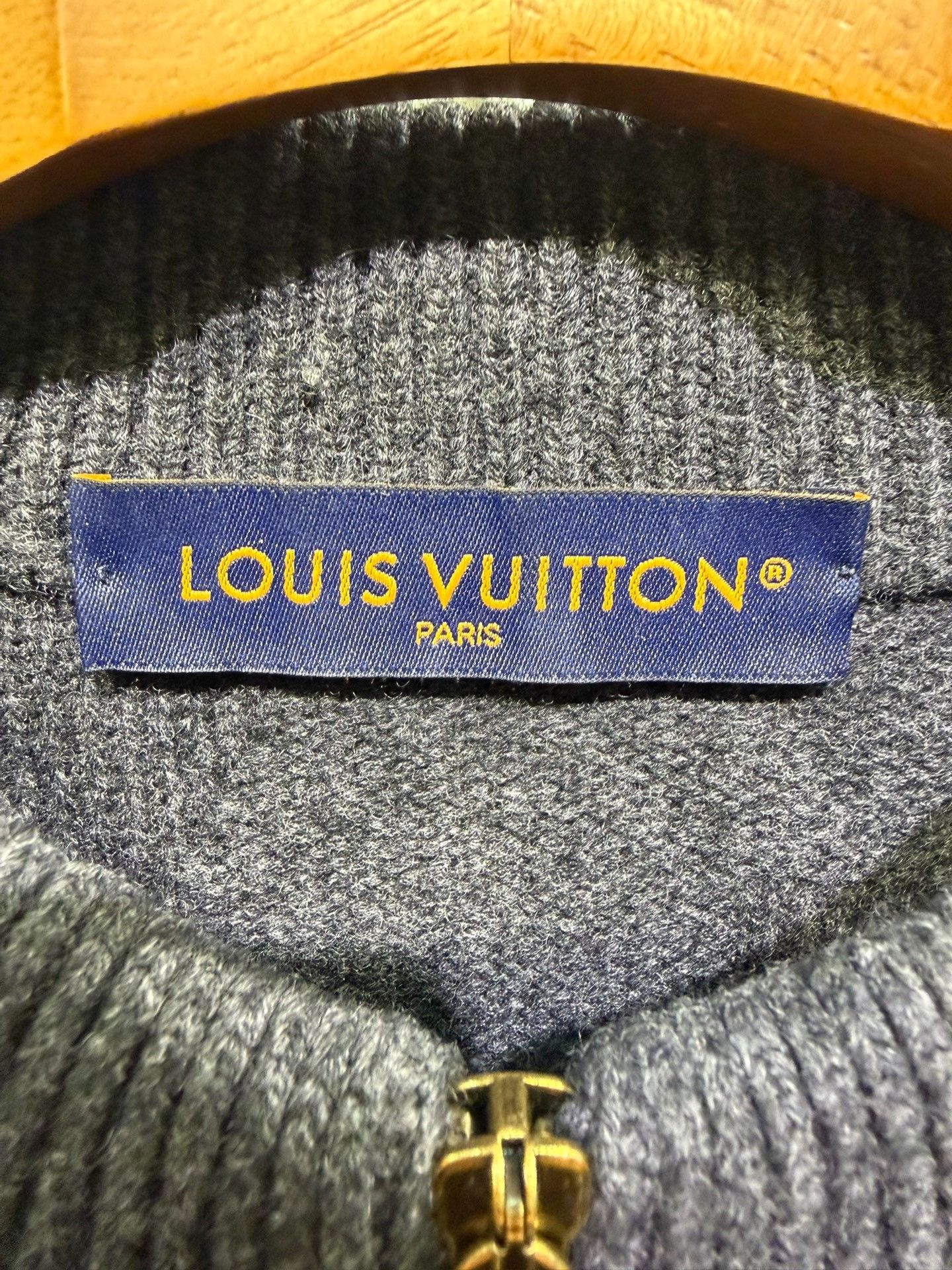 Louis Vuitton Louis Vuitton Gray Jacquard Half-Zip Sweater XXL Size US XXL / EU 58 / 5 - 4 Thumbnail