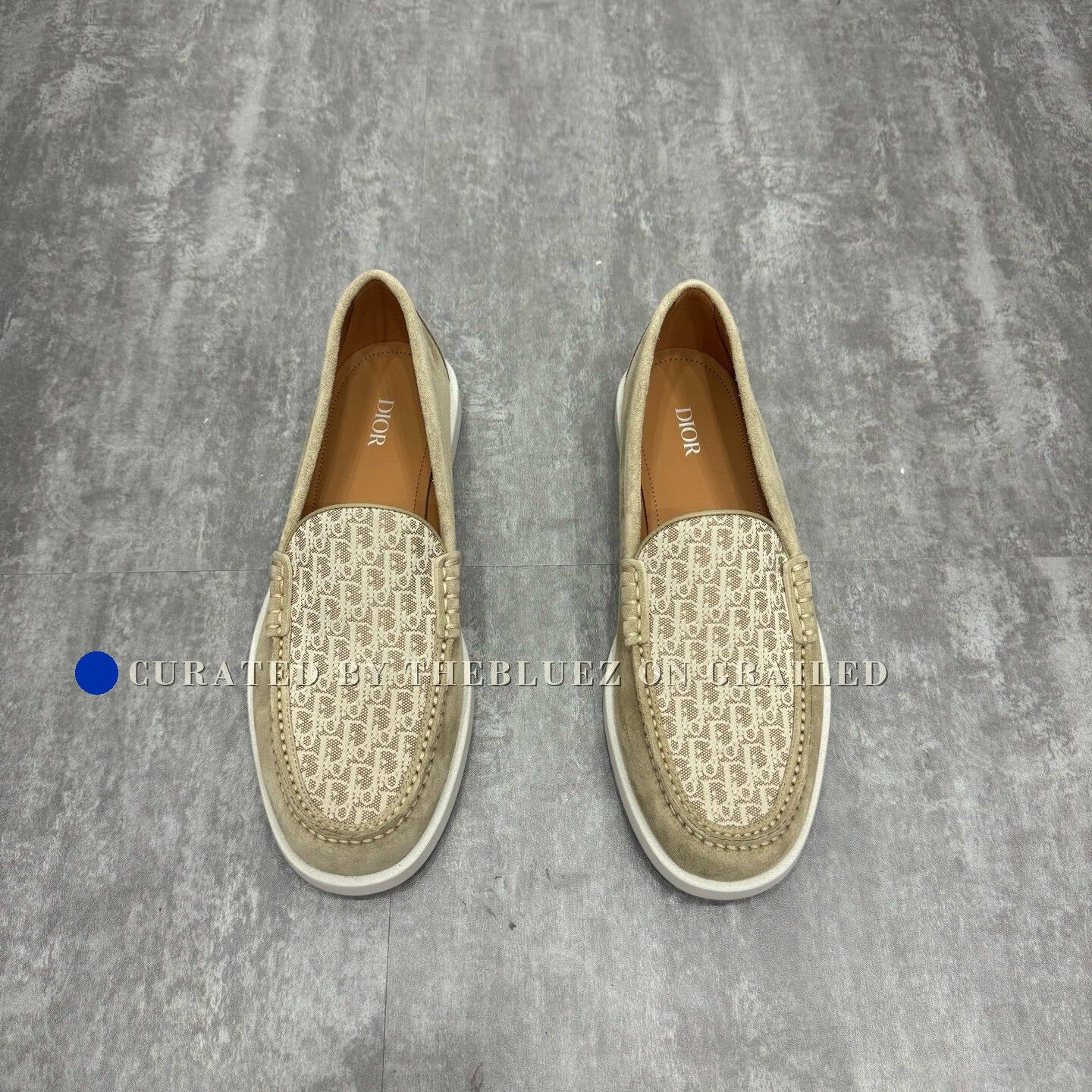 Dior Dior Granville Suede Printed Loafers Size US 9.5 / EU 42-43 - 3 Thumbnail