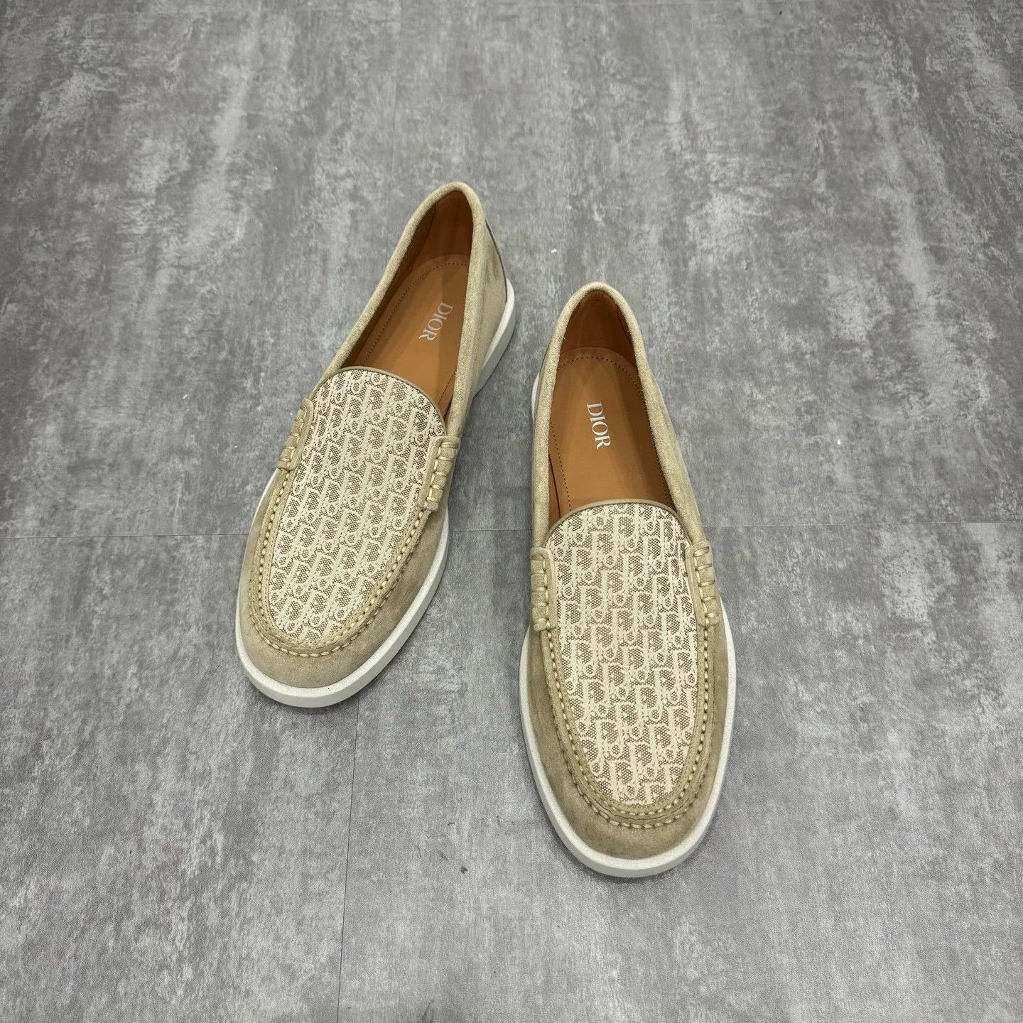 Dior Dior Granville Suede Printed Loafers Size US 9.5 / EU 42-43 - 2 Thumbnail