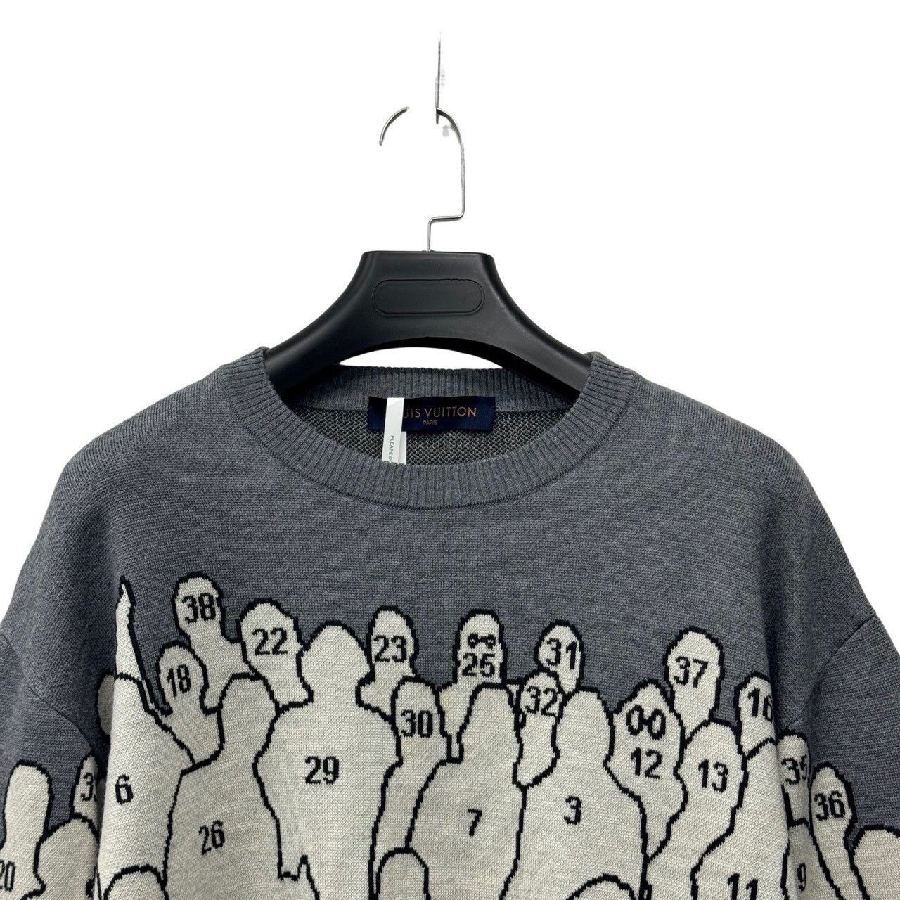 Louis Vuitton Louis Vuitton Gray Portrait Sweater XXL Size US XXL / EU 58 / 5 - 3 Thumbnail