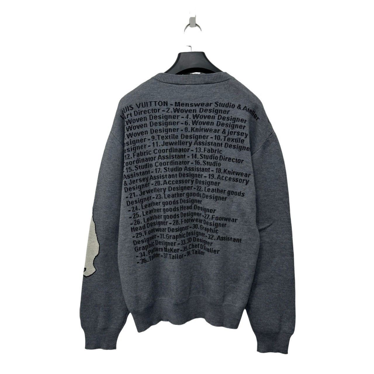 Louis Vuitton Louis Vuitton Gray Portrait Sweater XXL Size US XXL / EU 58 / 5 - 2 Thumbnail