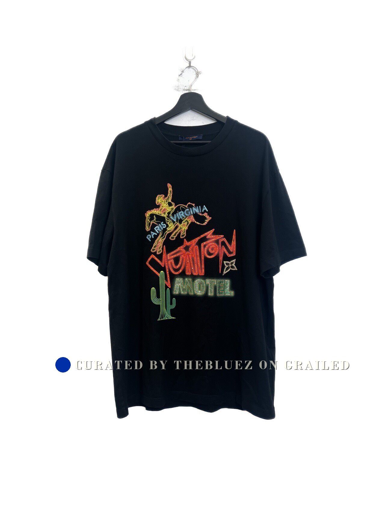 Louis Vuitton Louis Vuitton LV Graffiti Rhinestone Print Tee Size US XXL / EU 58 / 5 - 2 Thumbnail
