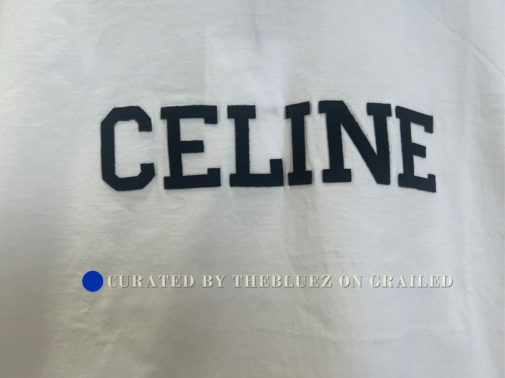Celine Celine Flocked Logo Short Sleeve XL Size US XL / EU 56 / 4 - 4 Thumbnail
