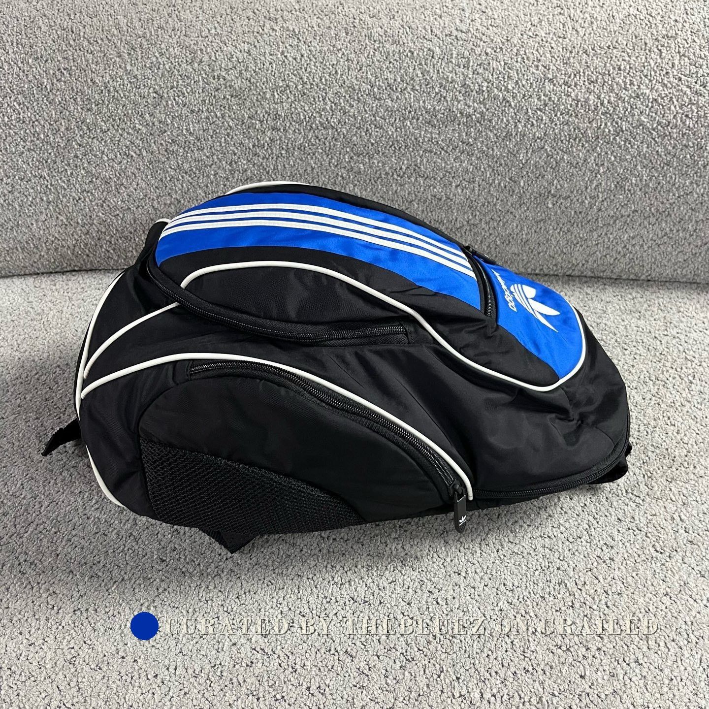 Balenciaga Balenciaga Collaboration Black Blue Logo Backpack Size ONE SIZE - 4 Thumbnail