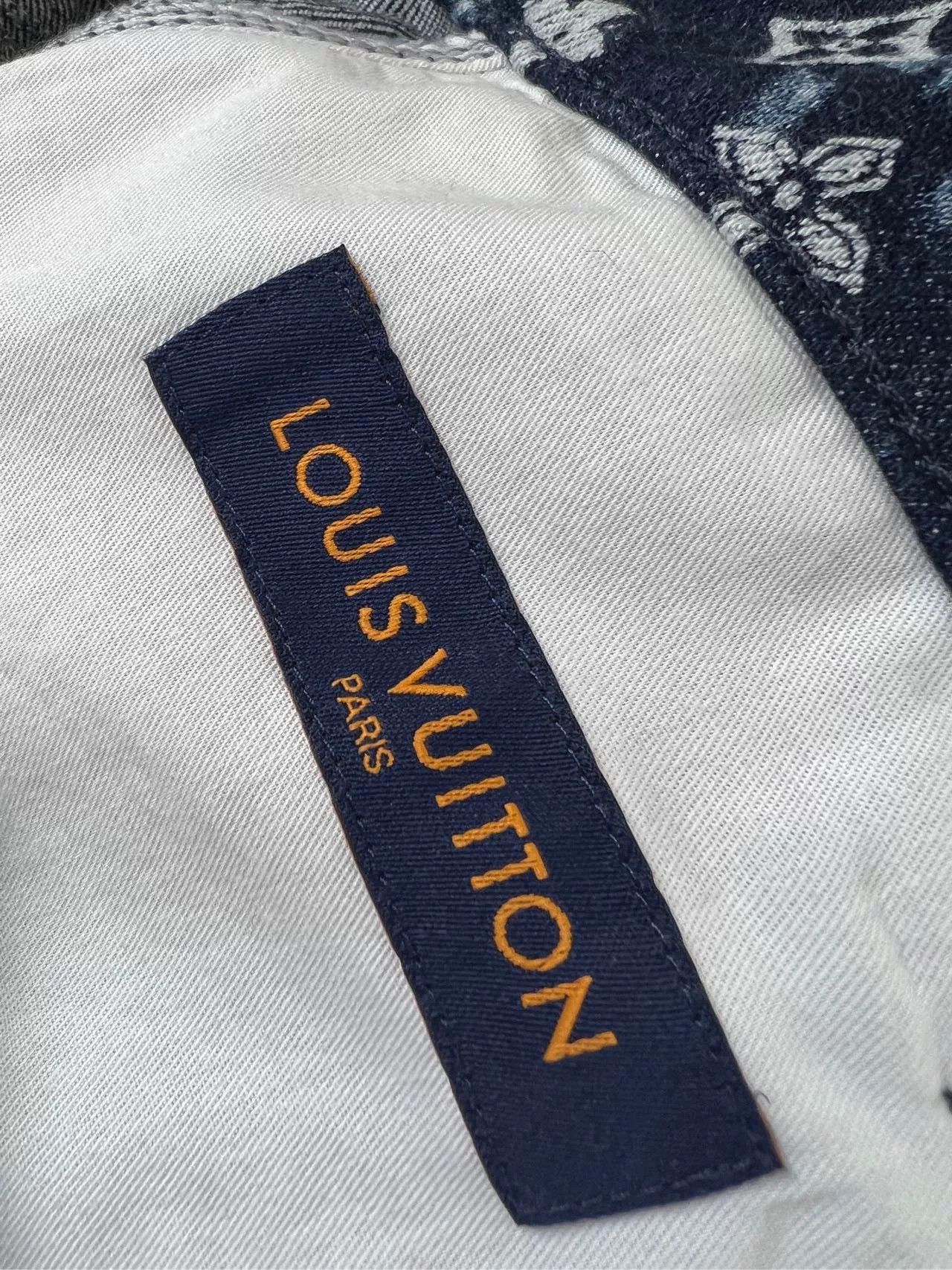 Louis Vuitton Louis Vuitton Bandana Denim Shorts Size US 30 / EU 46 - 7 Thumbnail
