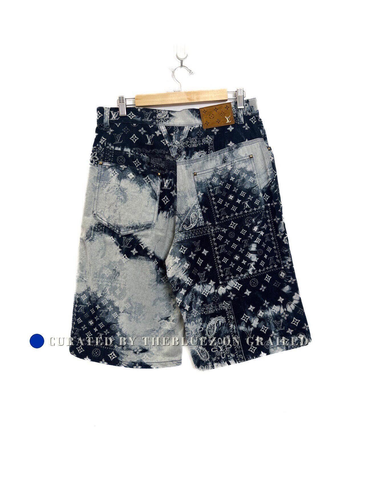 Louis Vuitton Louis Vuitton Bandana Denim Shorts Size US 30 / EU 46 - 3 Thumbnail