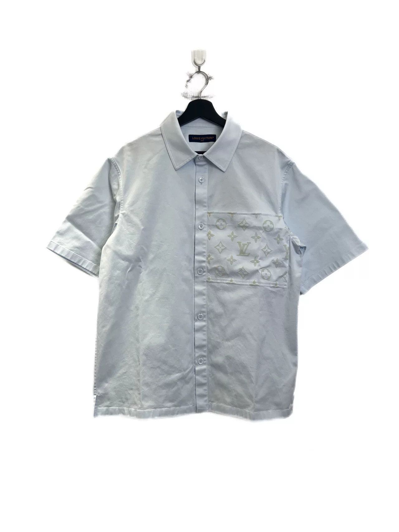 Louis Vuitton Louis Vuitton LV Monogram Flock Short-Sleeve Shirt Size US XL / EU 56 / 4 - 2 Thumbnail