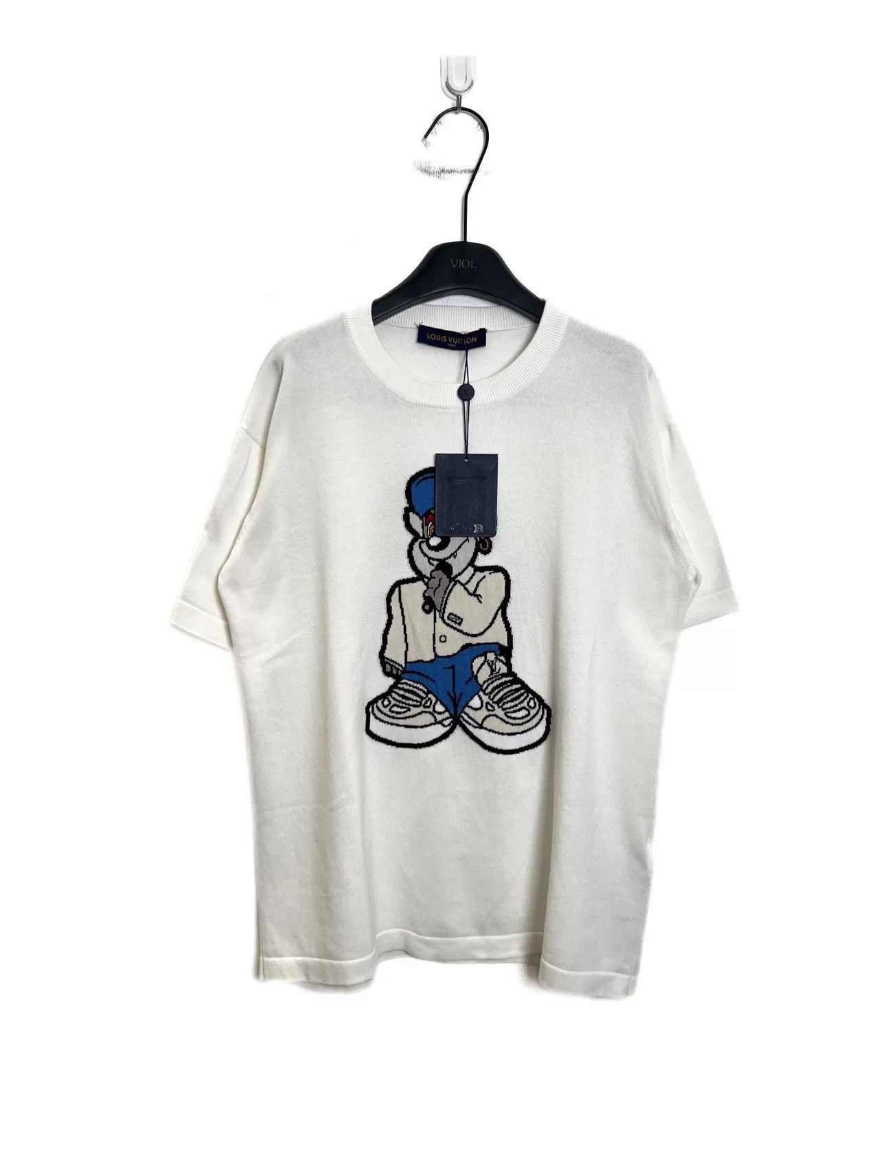 Louis Vuitton Louis Vuitton Cartoon Bear Embroidered T-shirt Size US M / EU 48-50 / 2 - 2 Thumbnail