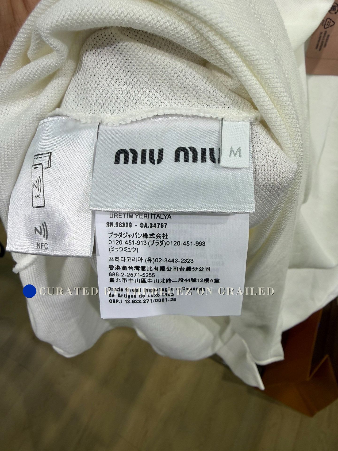 Miu Miu Miu Miu 2025 Long-Sleeve Polo Shirt Size M / US 6-8 / IT 42-44 - 5 Thumbnail