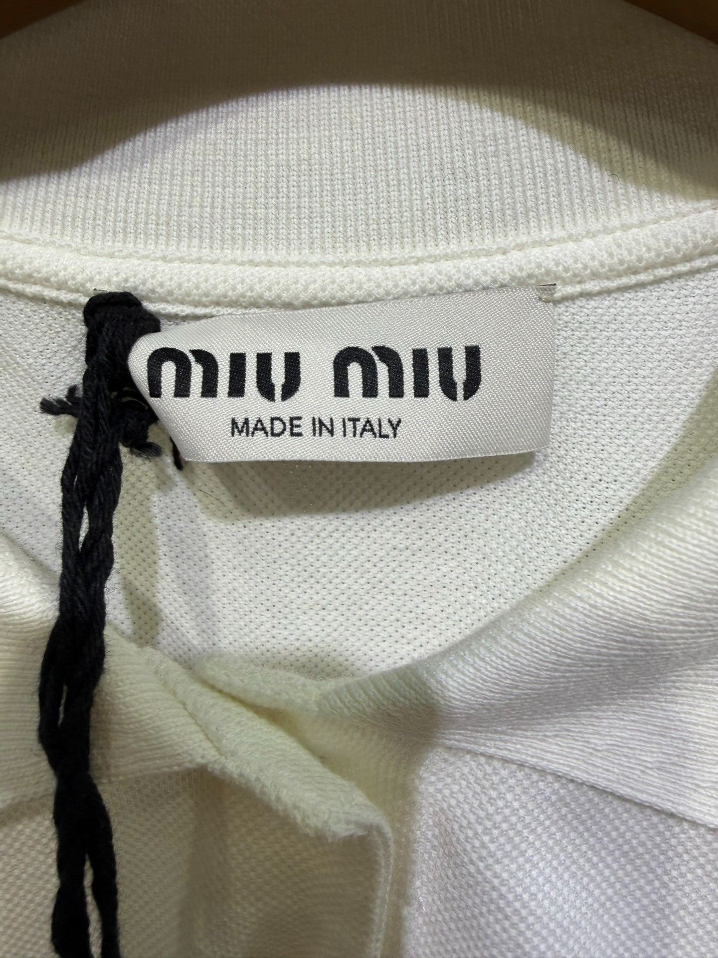 Miu Miu Miu Miu 2025 Long-Sleeve Polo Shirt Size M / US 6-8 / IT 42-44 - 3 Thumbnail