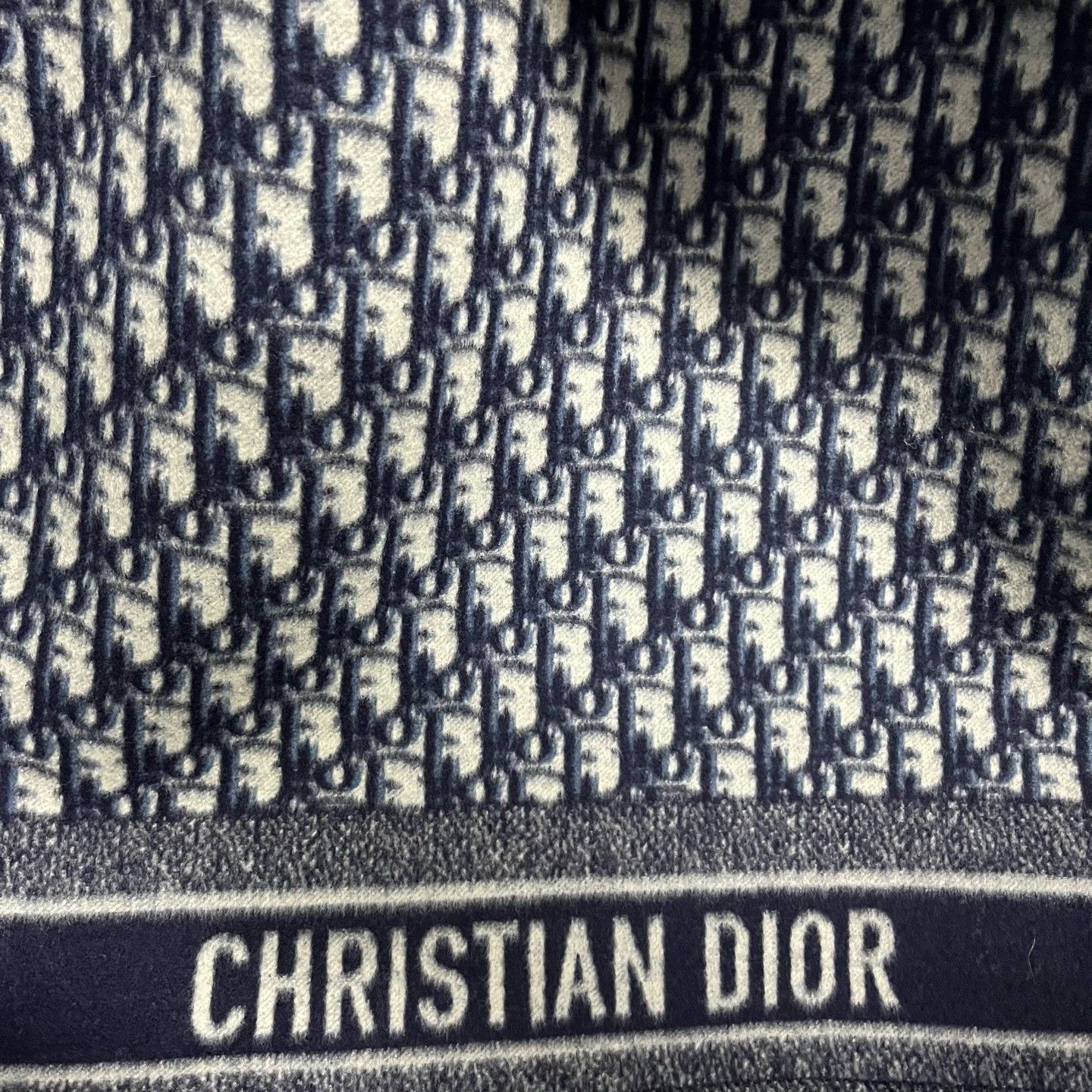 Dior Dior Blue Wool Blend Reversible Print Jacket Size US XS / EU 42 / 0 - 6 Thumbnail