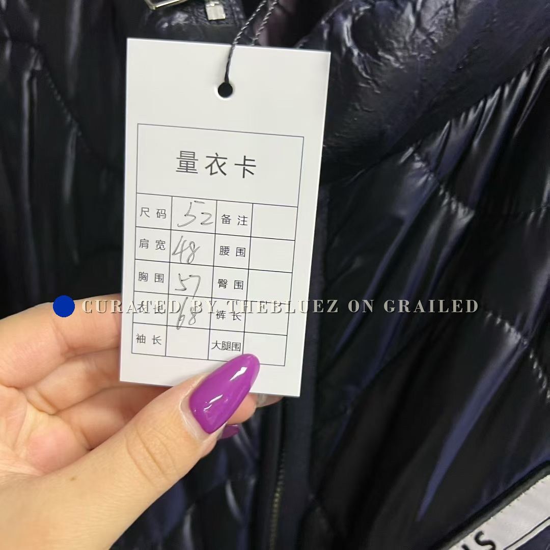 Louis Vuitton Louis Vuitton Dark Blue Logo Zip Padded Jacket Size US L / EU 52-54 / 3 - 5 Thumbnail