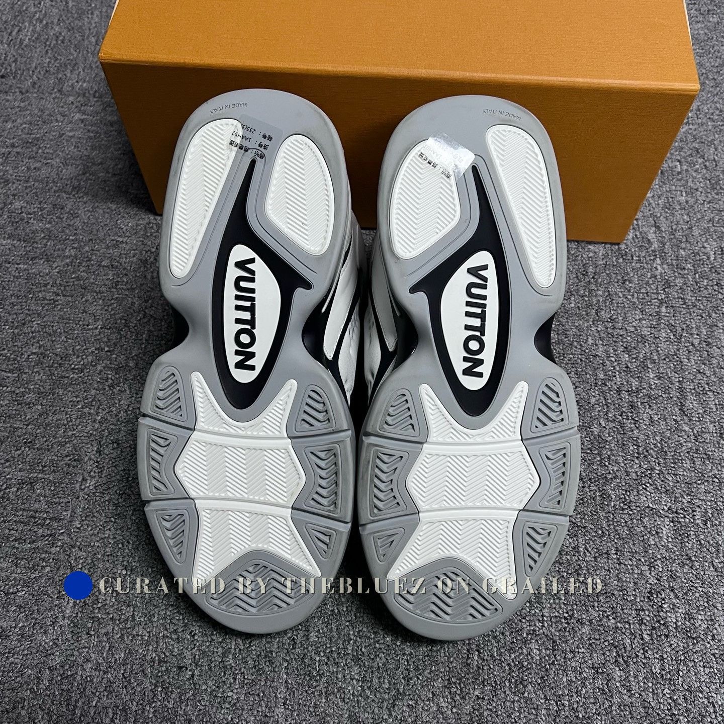 Louis Vuitton Louis Vuitton White Black Basketball Shoes Size US 6.5 / EU 39-40 - 4 Thumbnail
