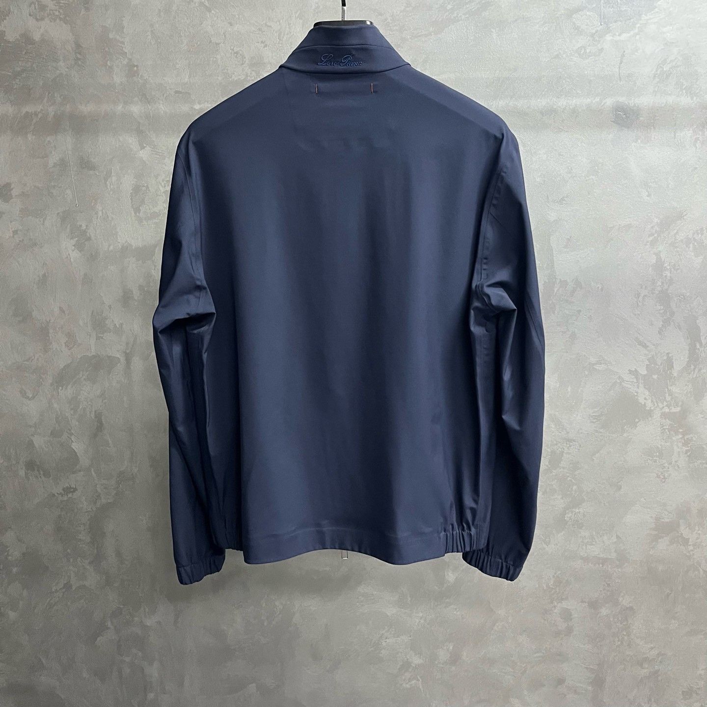 Loro Piana Loro Piana Dark Blue Stand-Collar Jacket Size US M / EU 48-50 / 2 - 2 Thumbnail