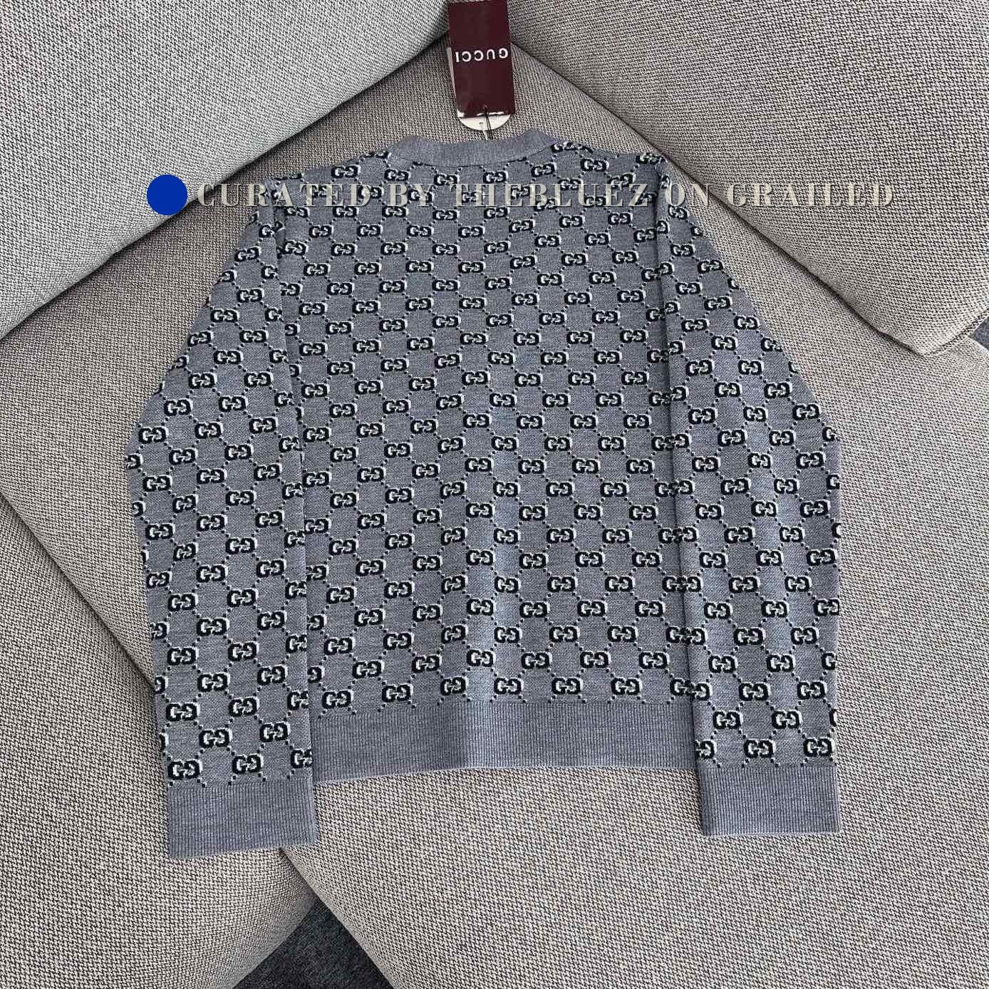 Gucci Gucci 25 New Logo Jacquard Knit Cardigan Size US M / EU 48-50 / 2 - 2 Thumbnail