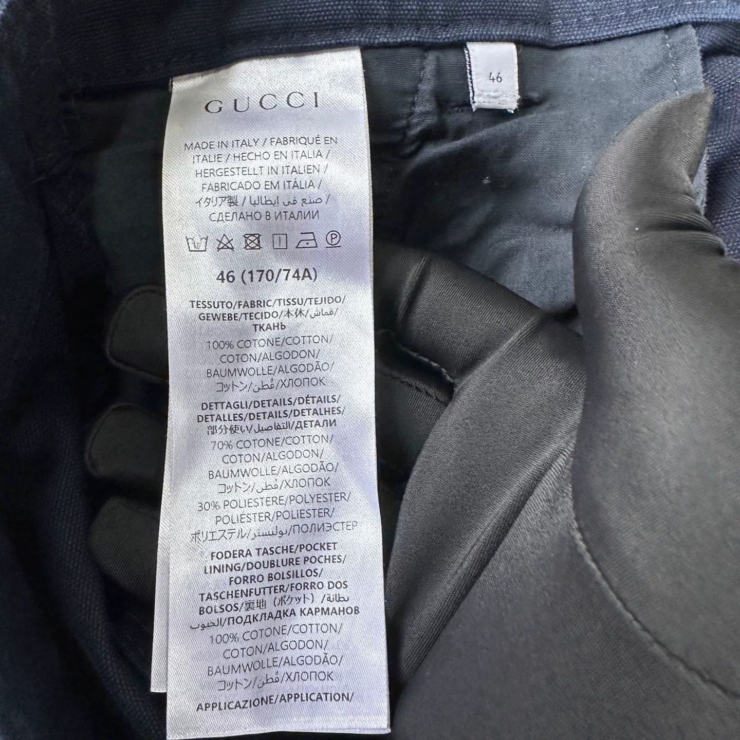 Gucci Gucci 2025 Navy GG Denim Work Pants Size US 30 / EU 46 - 5 Thumbnail