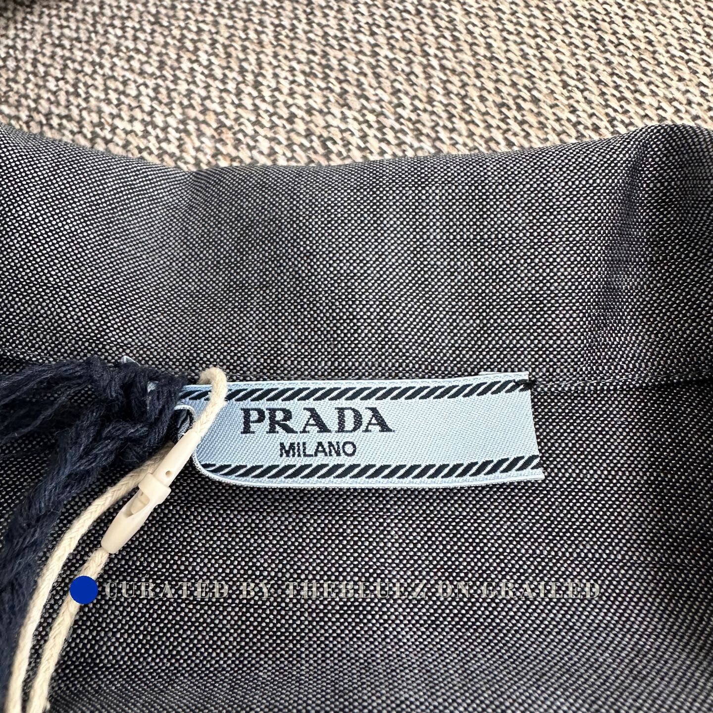 Prada Prada Gray Silk Loose Loungewear Set XS Size ONE SIZE - 3 Thumbnail