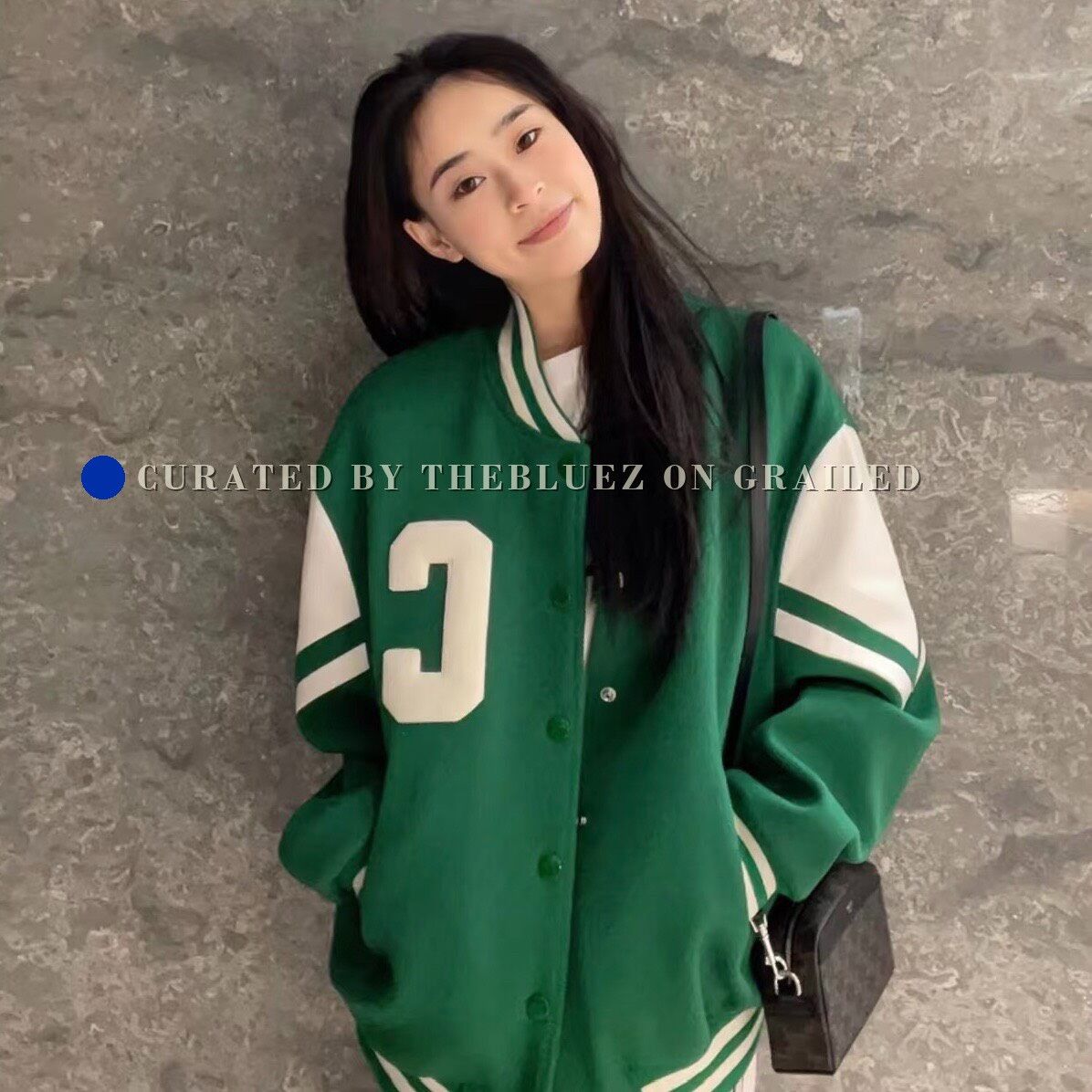 Celine Celine Letter Patch Leather Sleeve Baseball Jacket Size US M / EU 48-50 / 2 - 6 Thumbnail