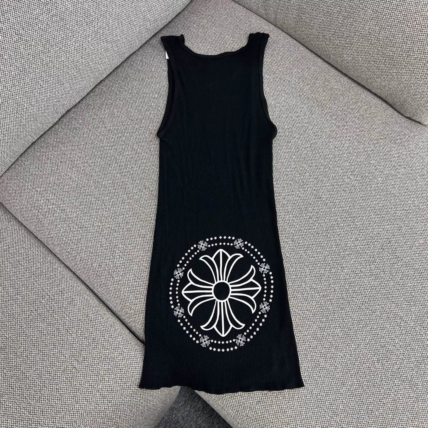 Chrome Hearts Chrome Hearts Black Cross Knit Vest Dress Size M / US 6-8 / IT 42-44 - 2 Thumbnail
