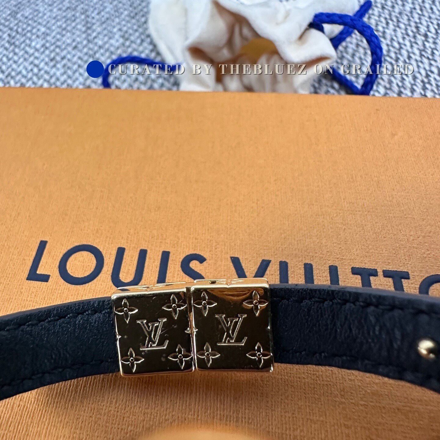 Louis Vuitton Louis Vuitton Monogram Brown Cowhide Bracelet Size ONE SIZE - 3 Thumbnail
