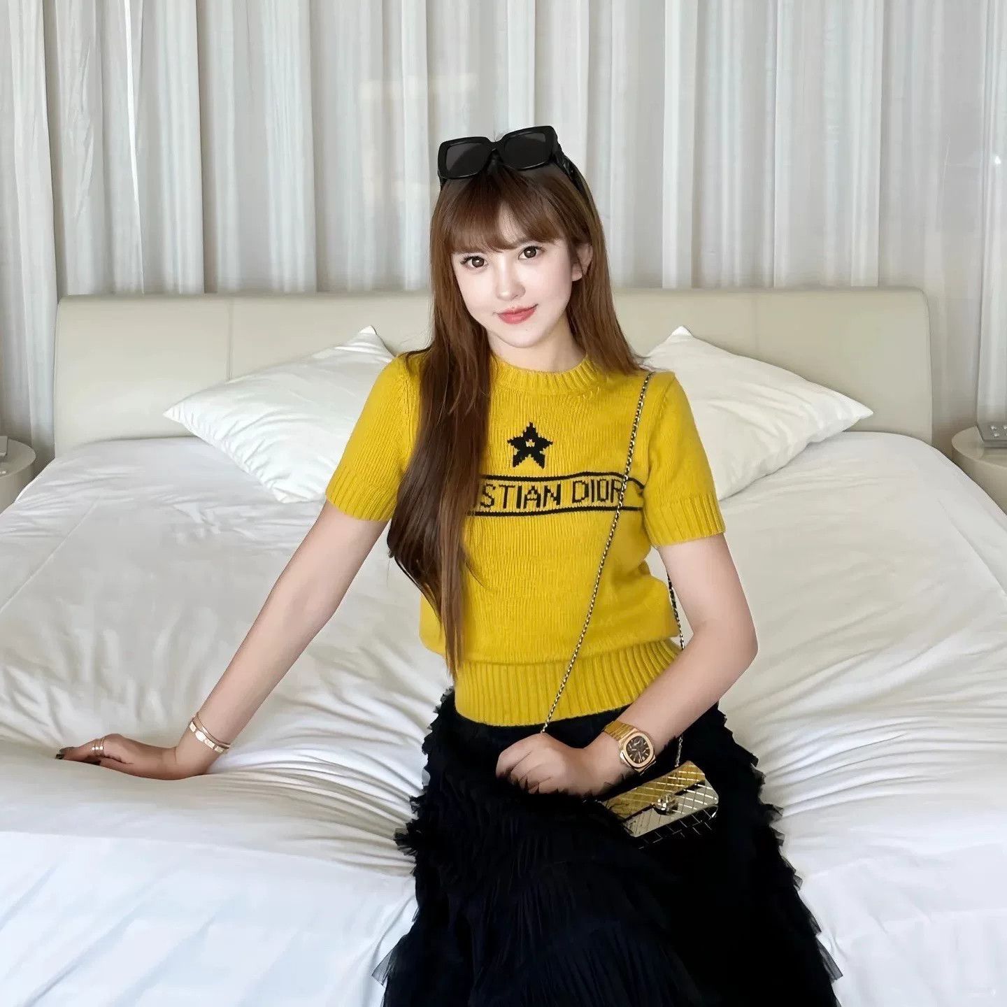 Dior Dior Lucky Star Logo Knit Short-Sleeve Size XXS / US 00 / IT 34 - 7 Thumbnail
