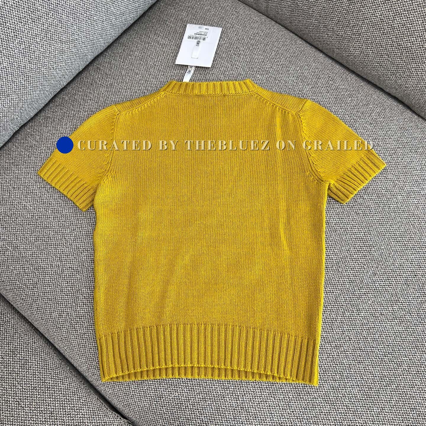Dior Dior Lucky Star Logo Knit Short-Sleeve Size XXS / US 00 / IT 34 - 2 Thumbnail