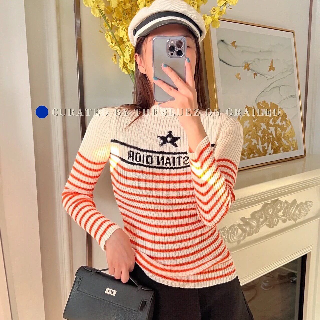 Dior Dior Lucky Star Stripe Cotton Knit Sweater Size XS / US 0-2 / IT 36-38 - 6 Thumbnail
