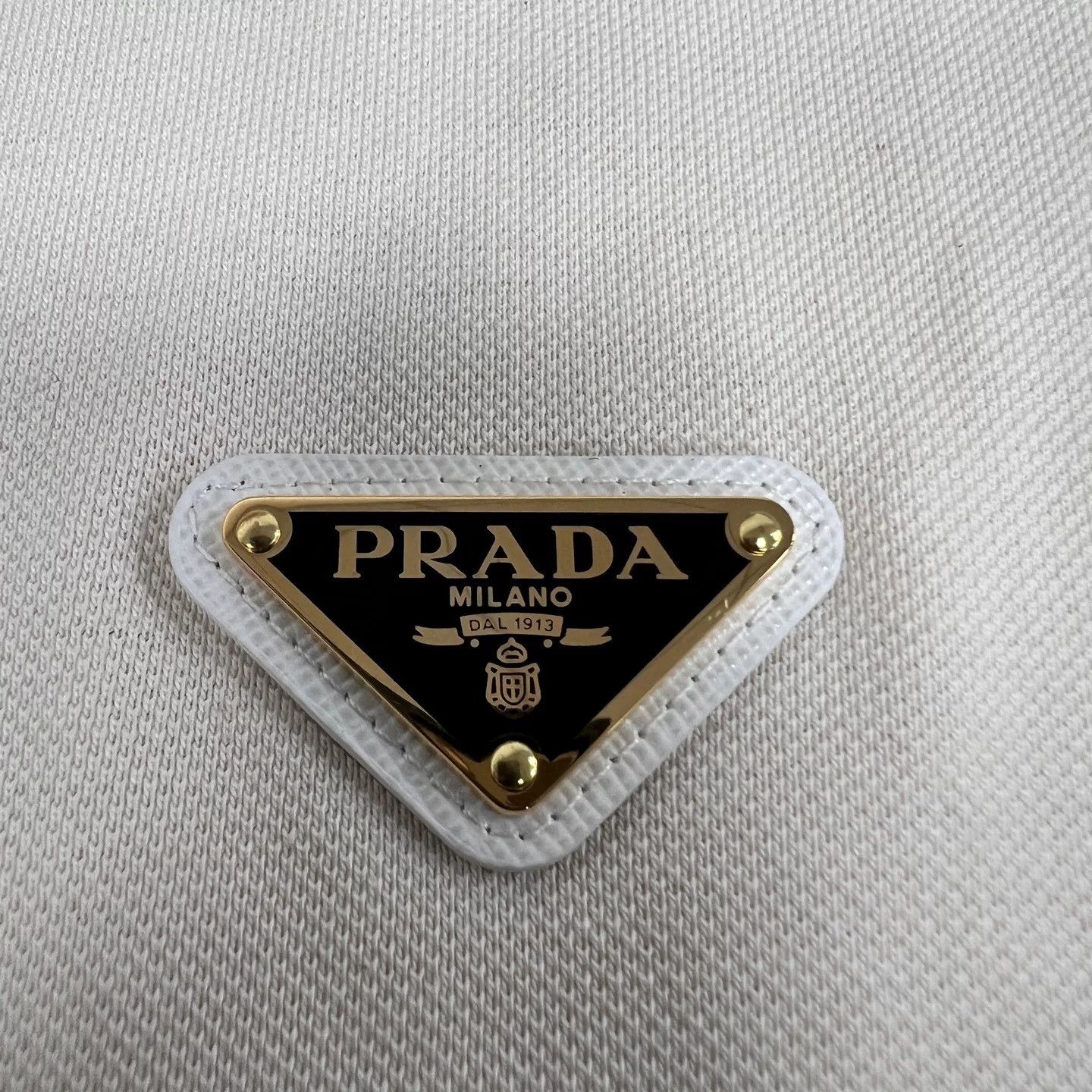 Prada Prada Triangle Logo Short Sleeve Polo Size US XXL / EU 58 / 5 - 3 Thumbnail