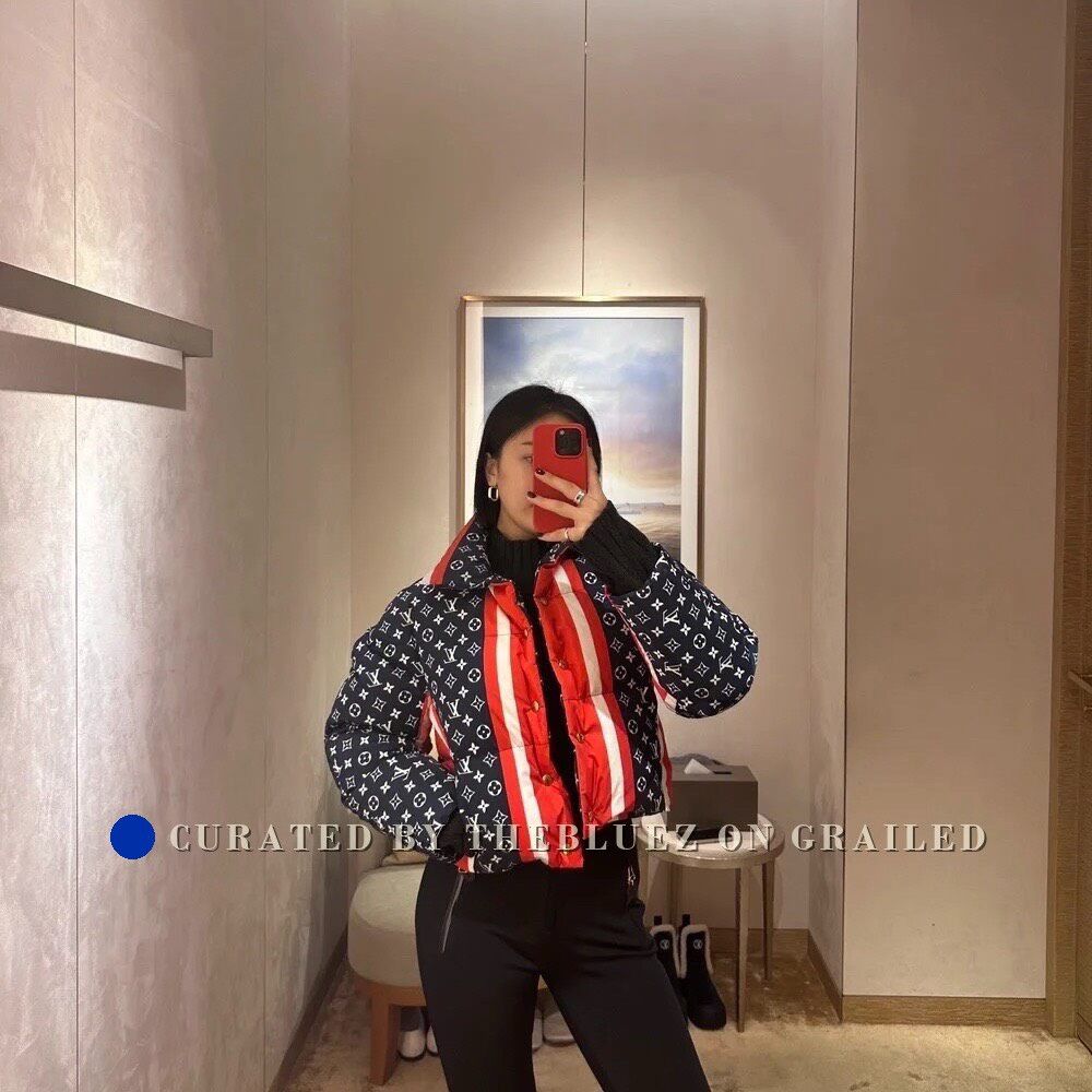 Louis Vuitton Louis Vuitton New Logo Print Stand Collar Down Jacket Size S / US 4 / IT 40 - 7 Thumbnail