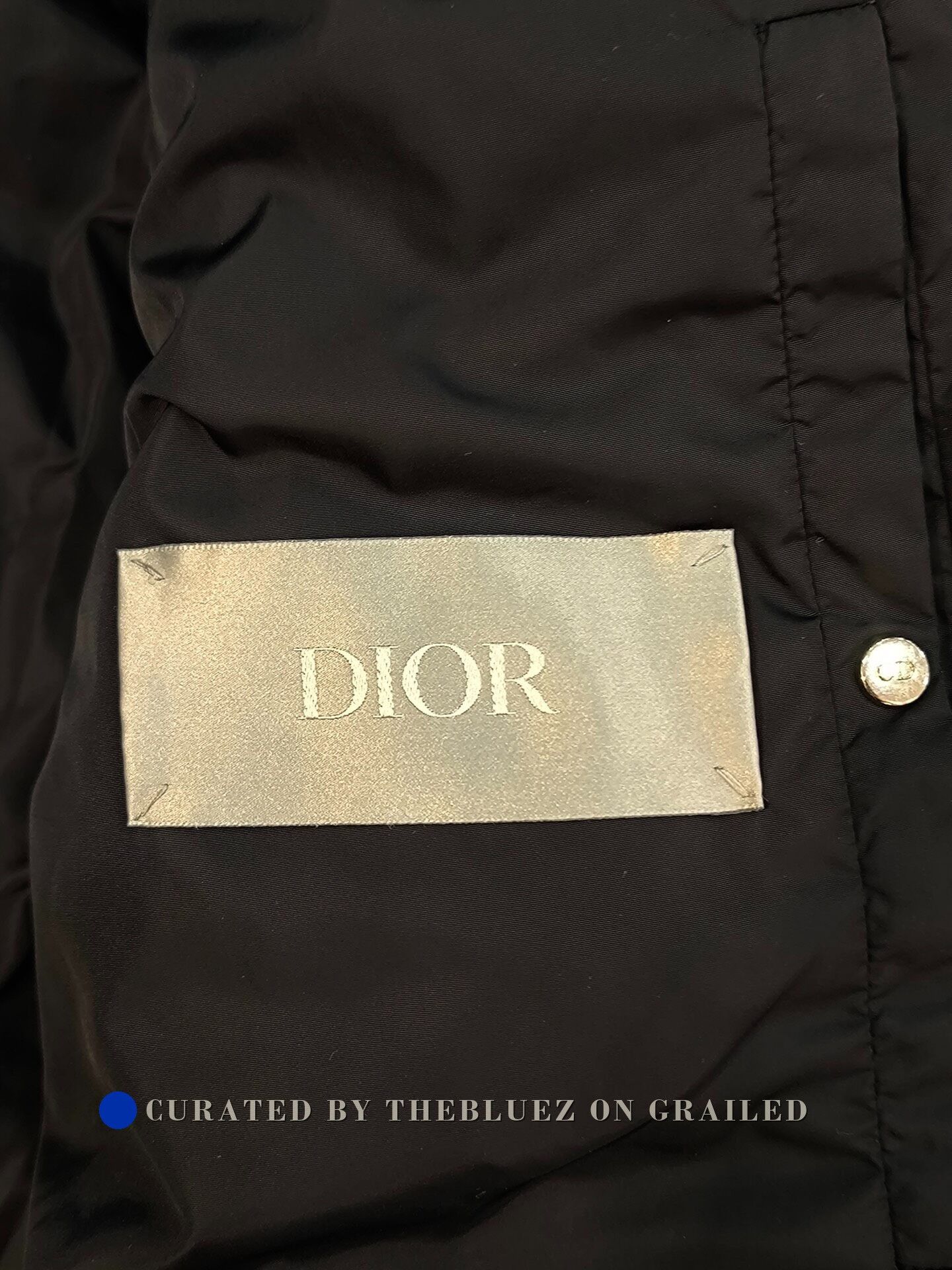 Dior Dior Blue Stand-Collar Logo Down Jacket Size US S / EU 44-46 / 1 - 3 Thumbnail