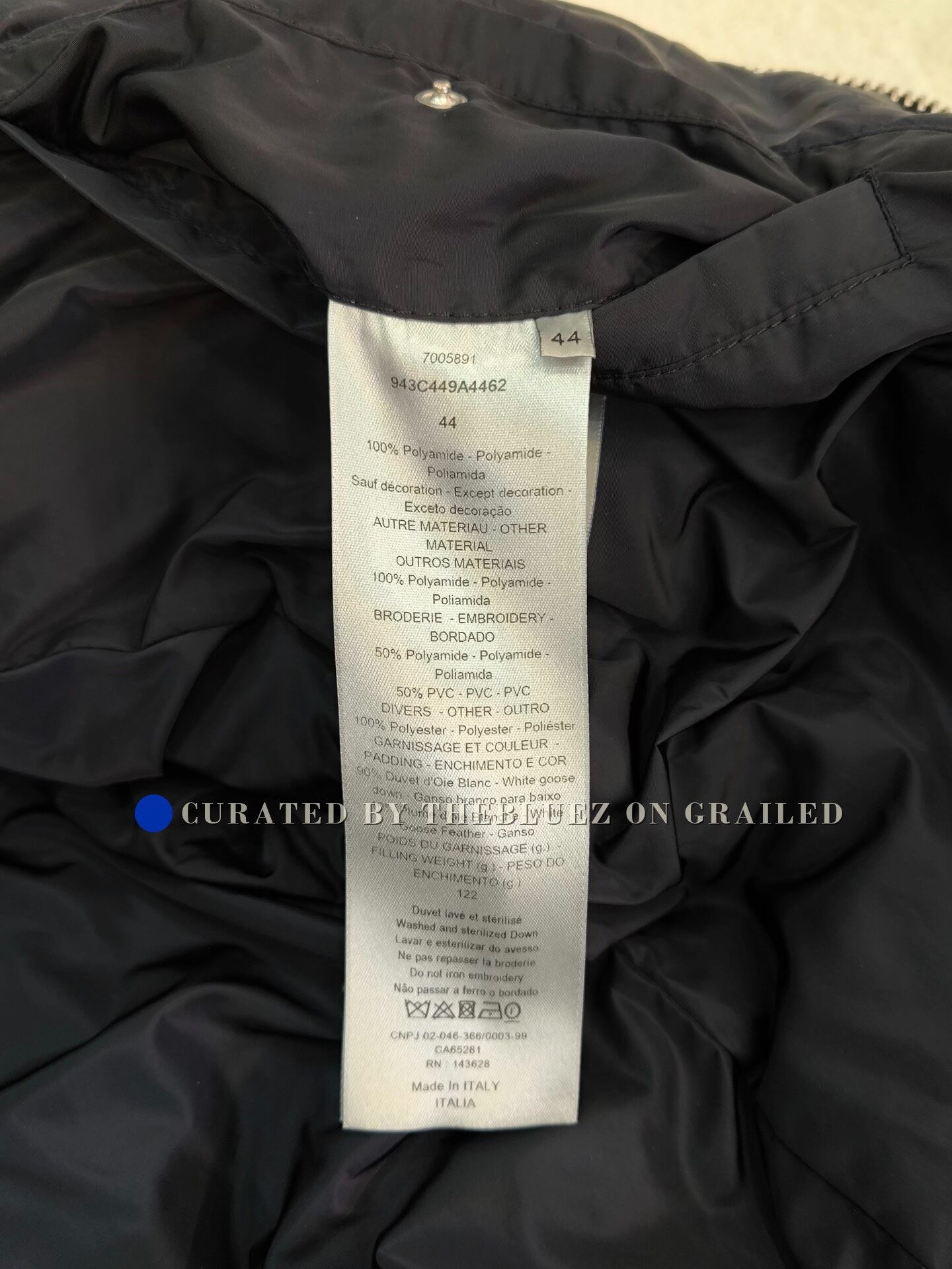 Dior Dior Black Logo All-Over Print Hooded Jacket Size US S / EU 44-46 / 1 - 4 Thumbnail