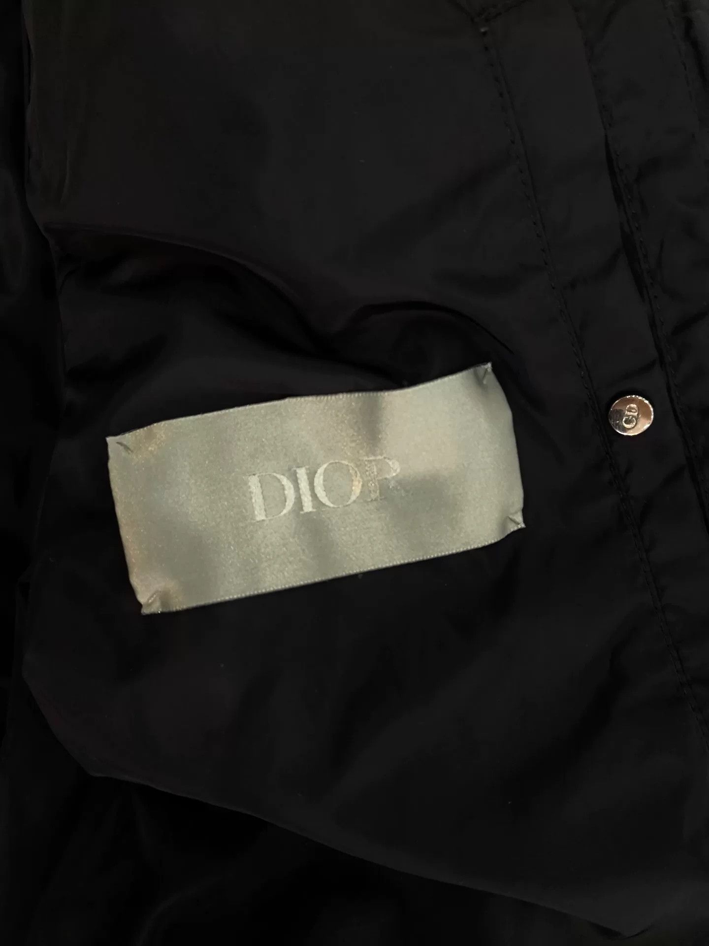 Dior Dior Black Logo All-Over Print Hooded Jacket Size US S / EU 44-46 / 1 - 3 Thumbnail
