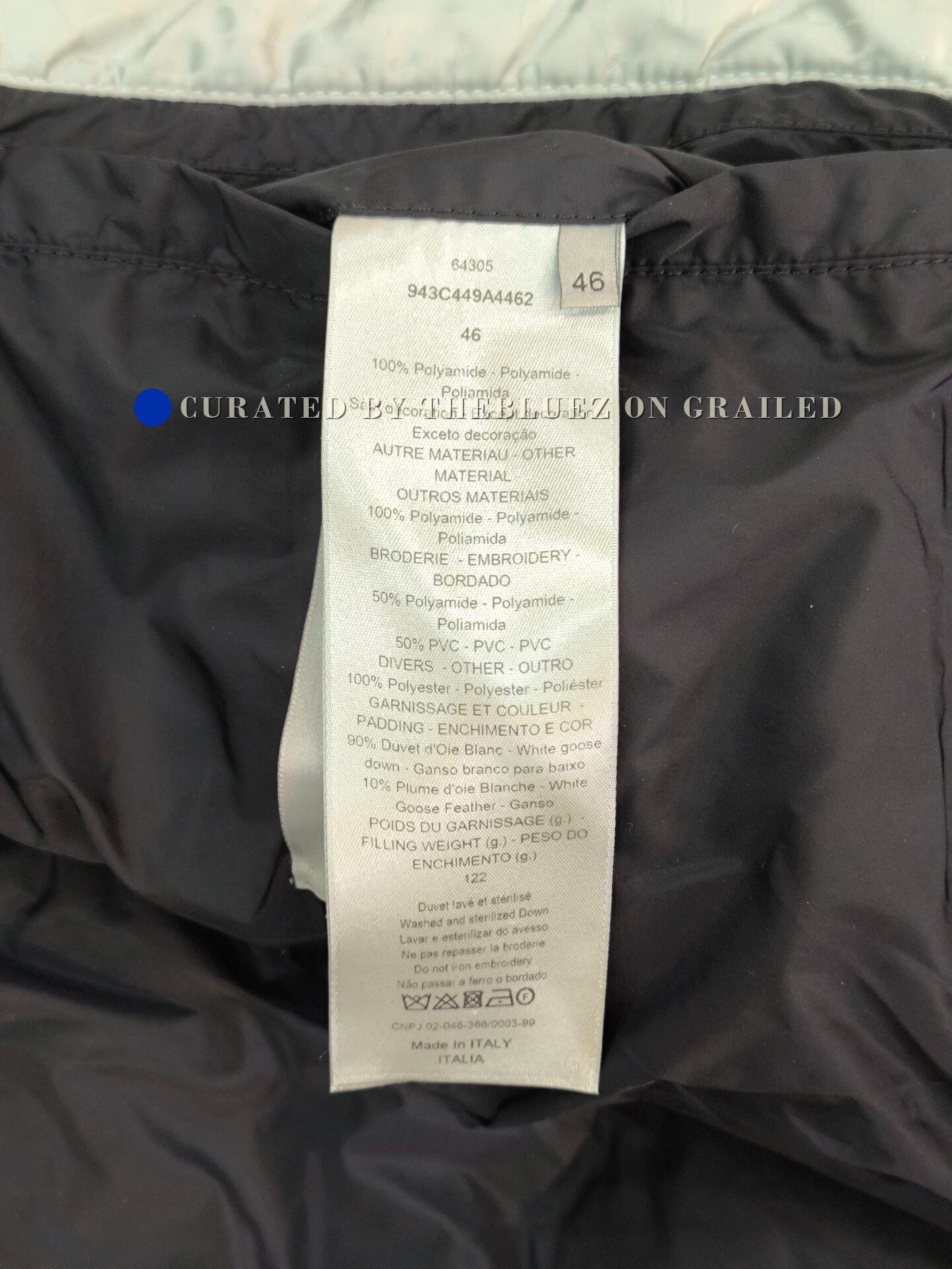 Dior Dior Cyan Logo Print Hooded Zip Jacket Size US S / EU 44-46 / 1 - 4 Thumbnail