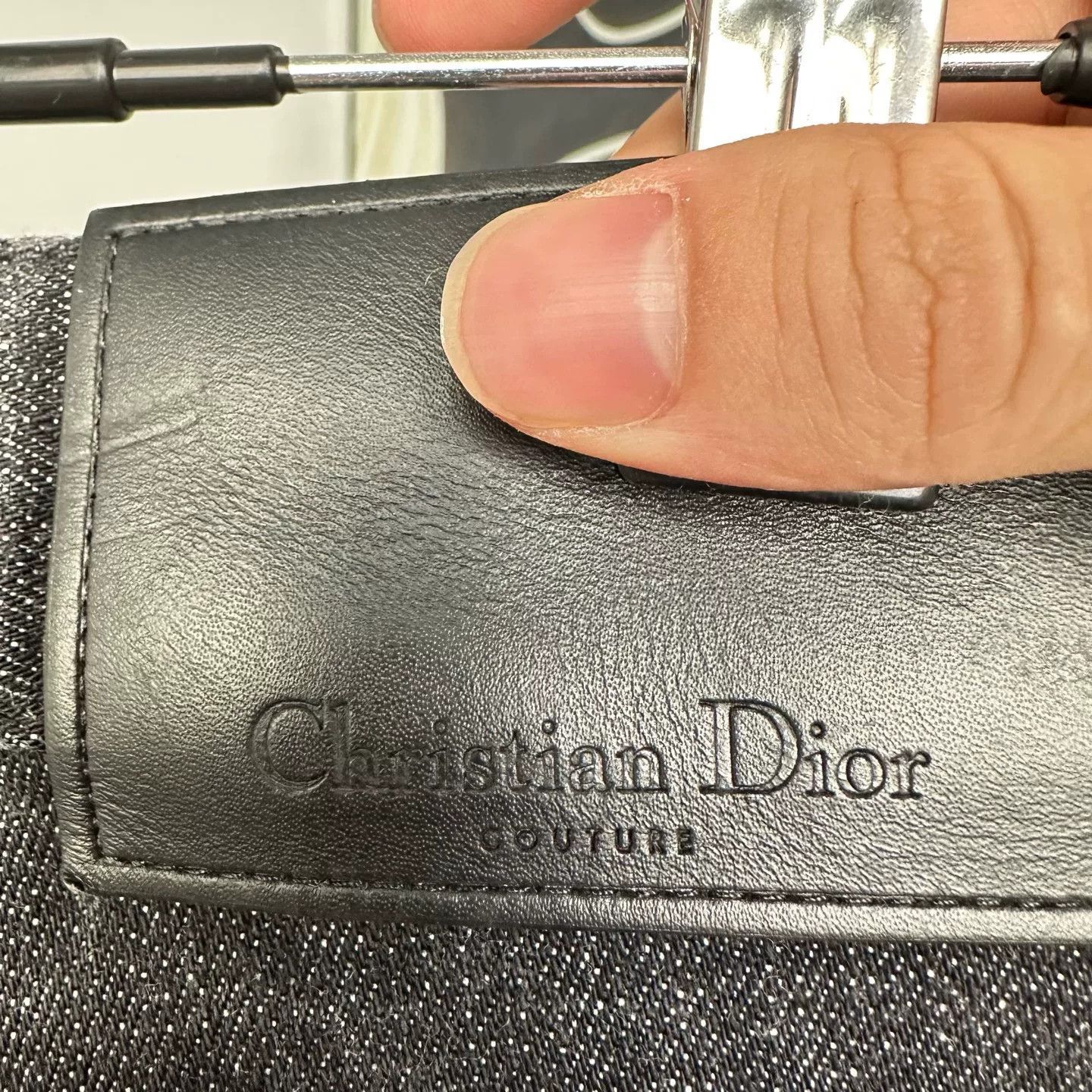 Dior DIOR Classic Washed Logo Slogan Jeans Size US 32 / EU 48 - 7 Thumbnail