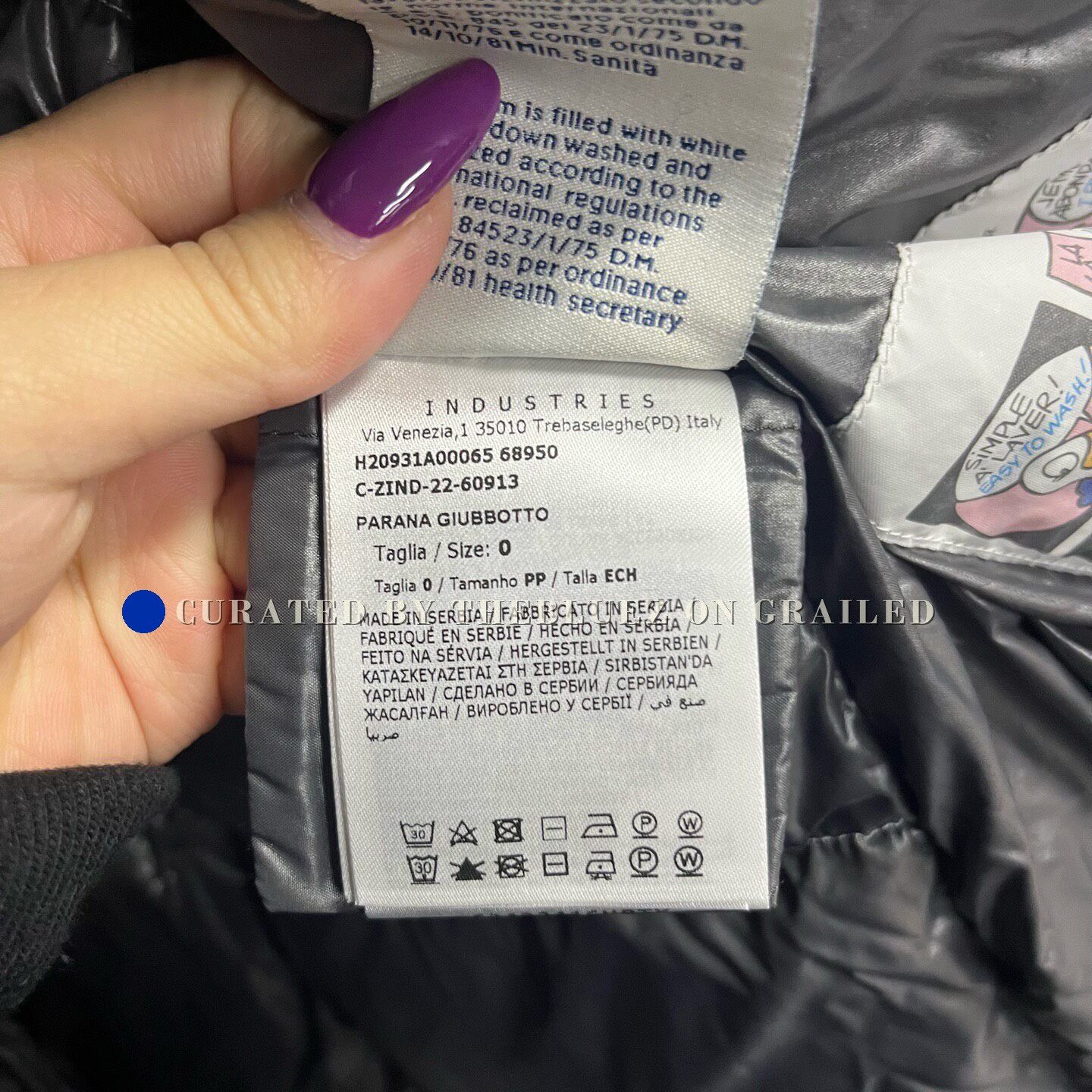 Moncler Moncler Dark Gray Short Hooded Down Jacket Size XS / US 0-2 / IT 36-38 - 5 Thumbnail