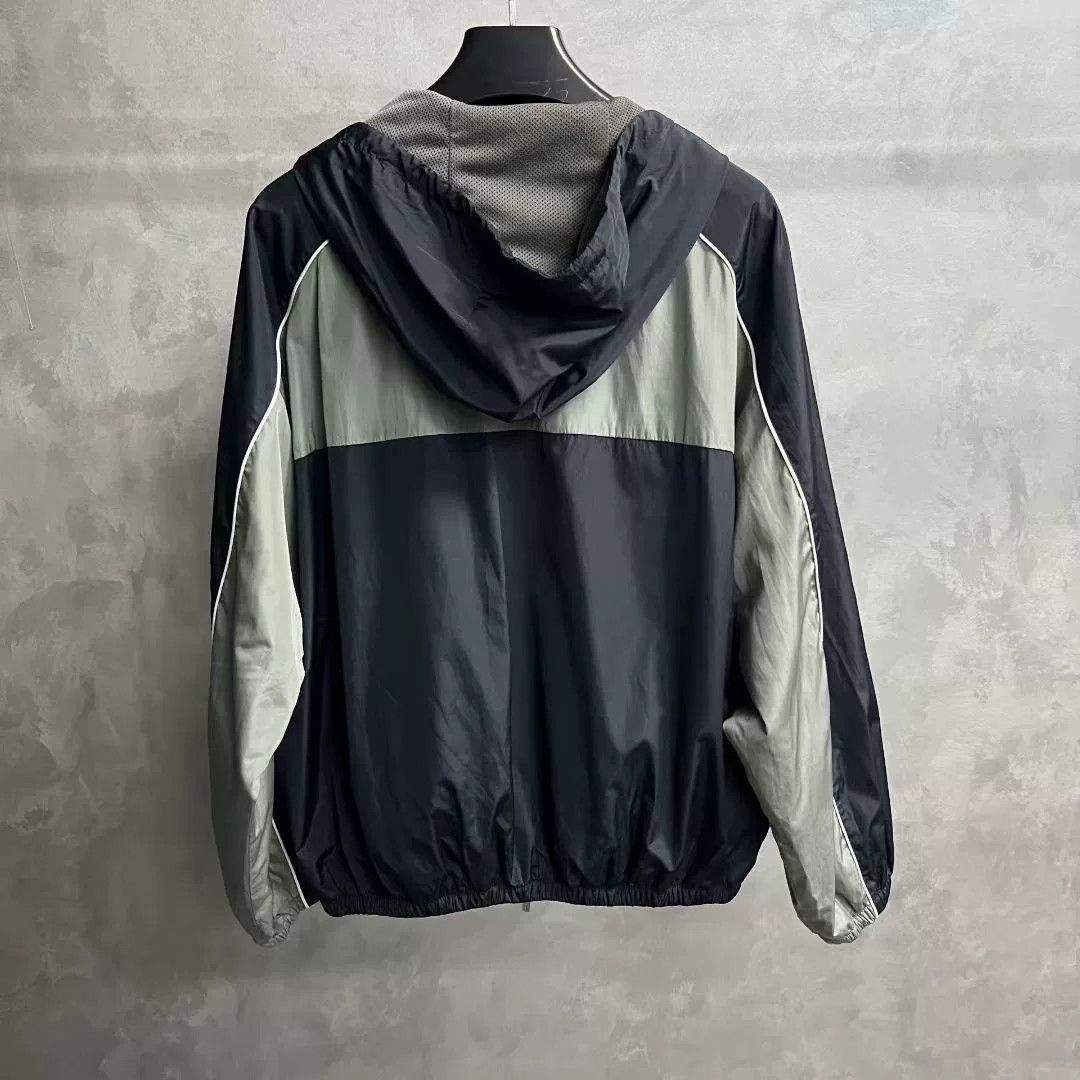 Miu Miu Miu Miu 25 Blue Striped Hooded Oversized Jacket Size S / US 4 / IT 40 - 2 Thumbnail