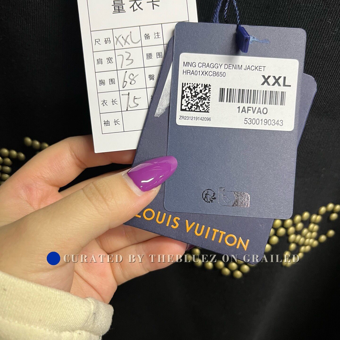 Louis Vuitton Louis Vuitton 24 Black Letter Print Sweatshirt Size US XXL / EU 58 / 5 - 5 Thumbnail