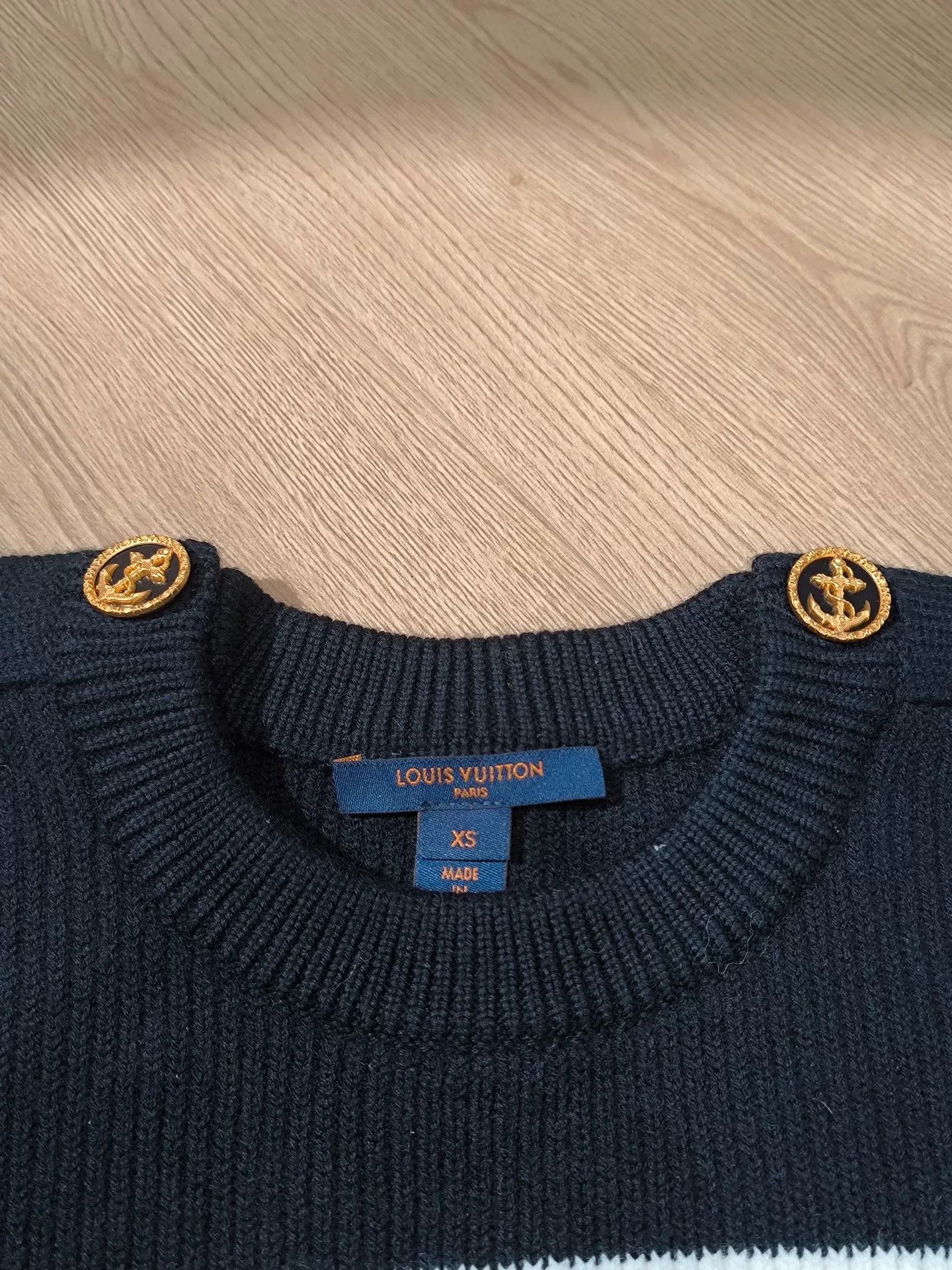 Louis Vuitton Louis Vuitton Pirate Buckle Stripe Knit Sweater Size US XS / EU 42 / 0 - 3 Thumbnail