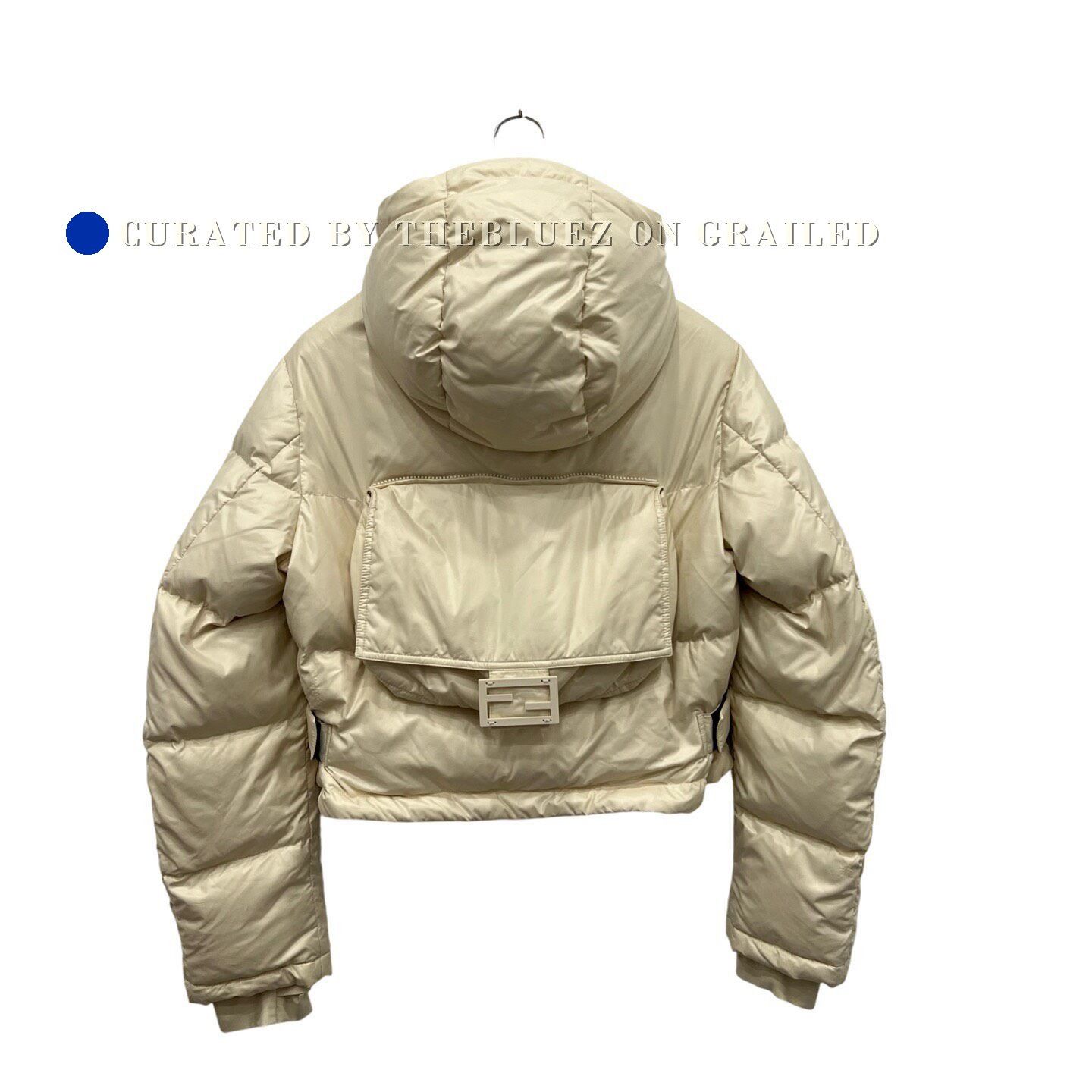 Fendi Fendi Beige Hooded Down Jacket Size M / US 6-8 / IT 42-44 - 3 Thumbnail