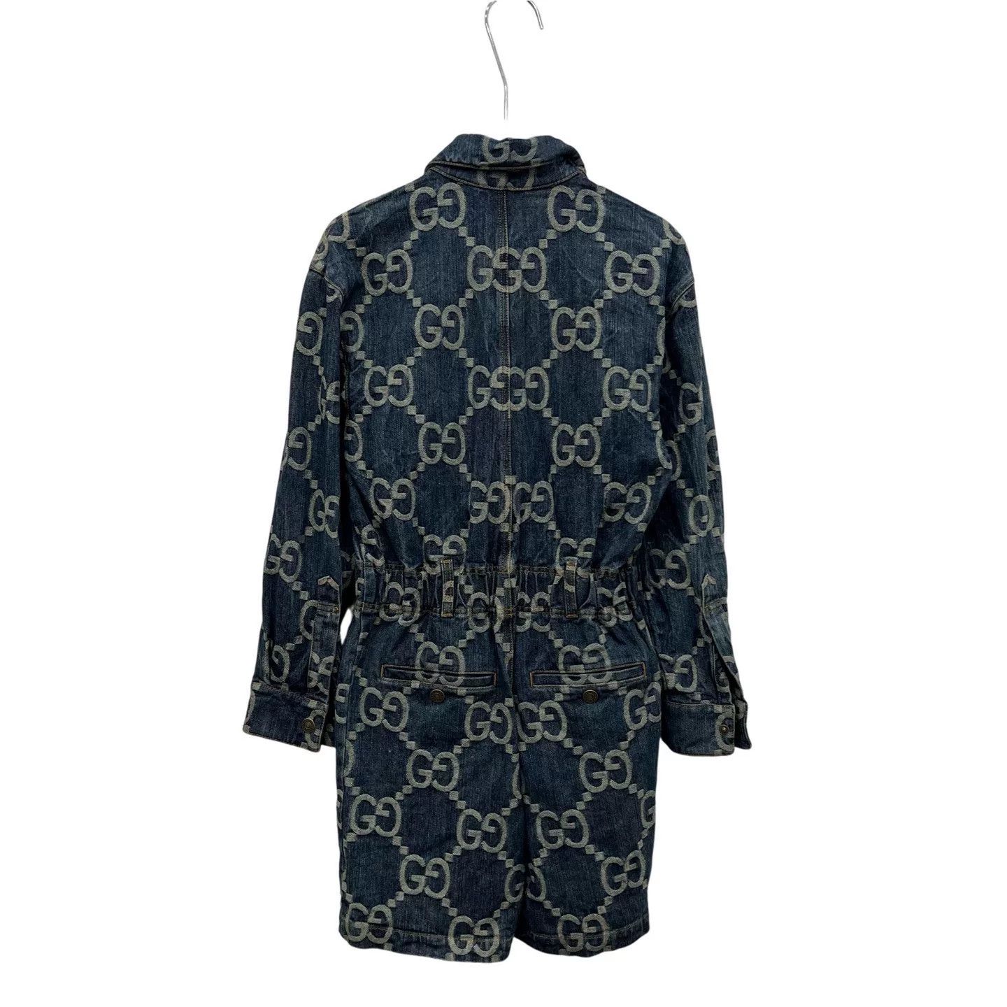 Gucci Gucci GG Monogram Denim Dress Size S / US 4 / IT 40 - 4 Thumbnail