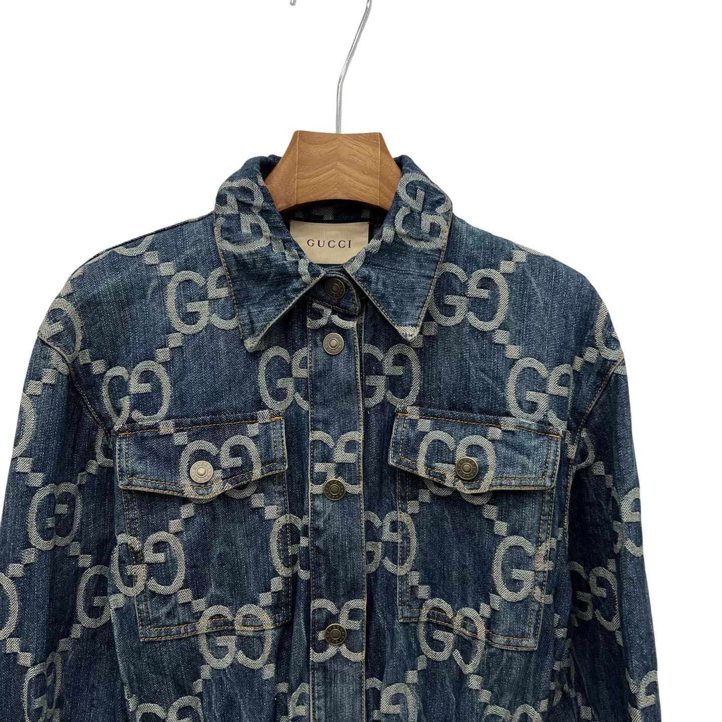Gucci Gucci GG Monogram Denim Dress Size S / US 4 / IT 40 - 3 Thumbnail