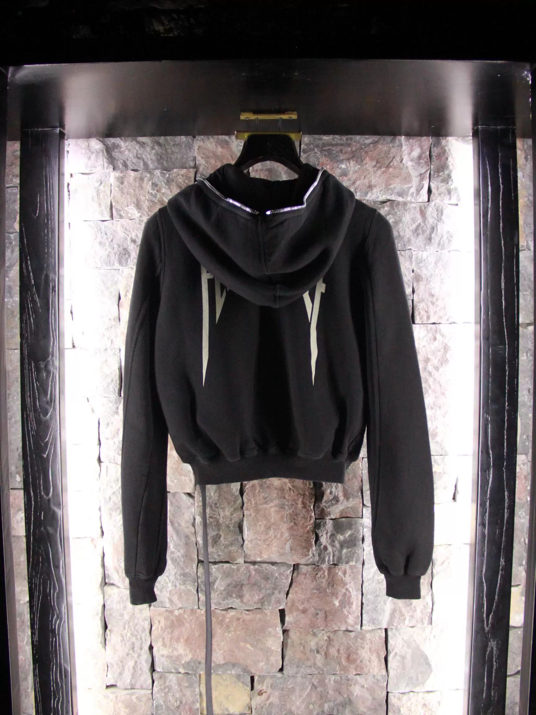 Rick Owens Rick Owens Black Hoodie Men s Size US S / EU 44-46 / 1 - 3 Thumbnail
