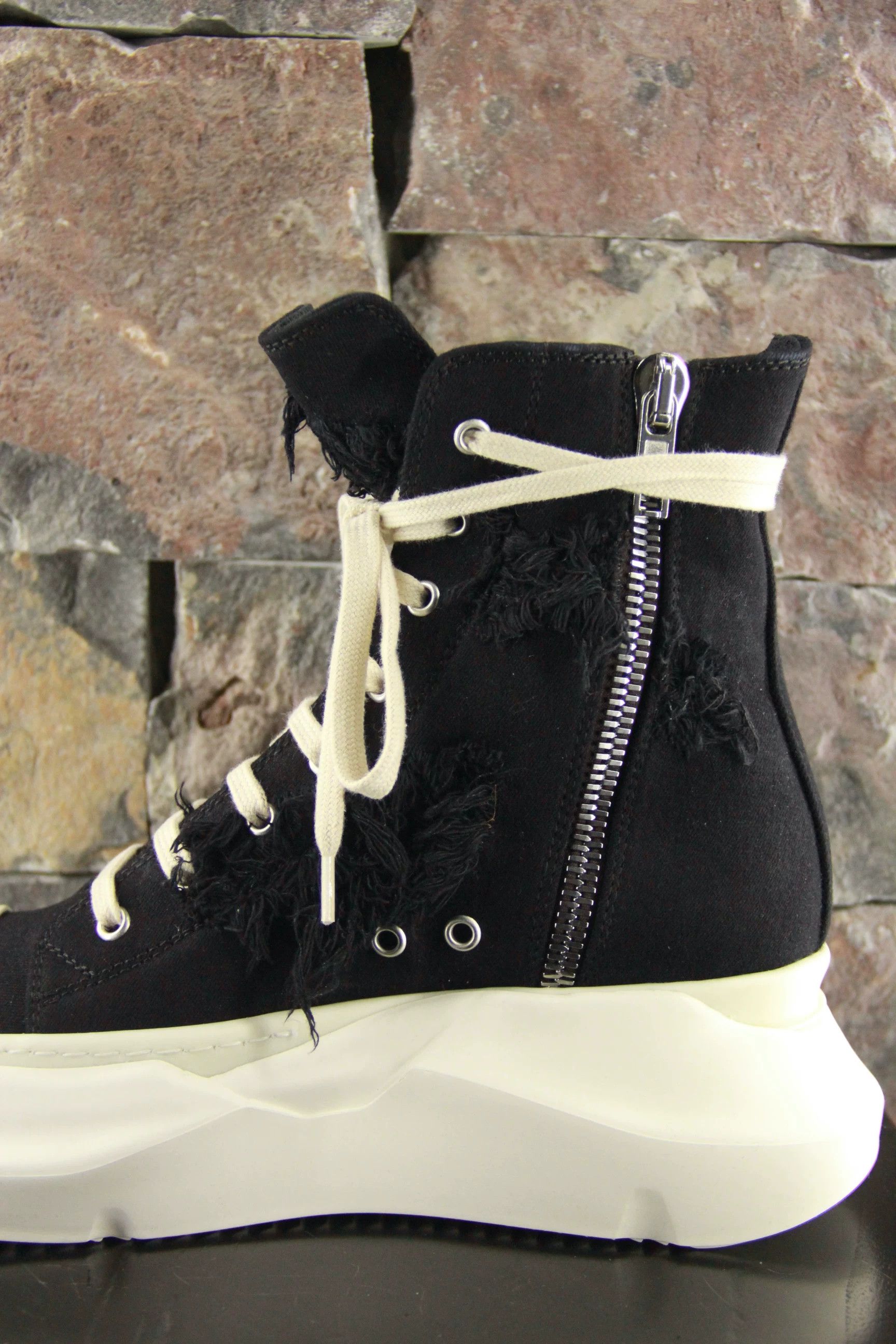 Rick Owens Rick Owens White Hitop Sneakers Men 8 Size US 8 / EU 41 - 5 Thumbnail