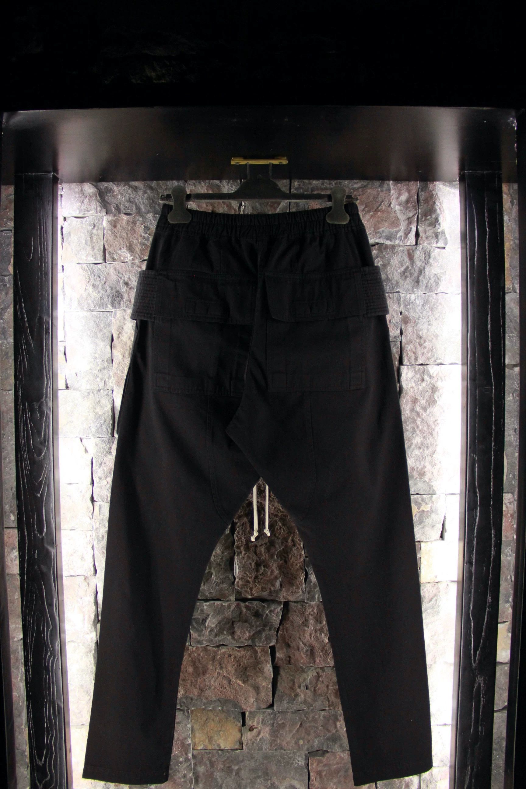Rick Owens Rick Owens Black Casual Pants Men 28 Size US 28 / EU 44 - 2 Thumbnail