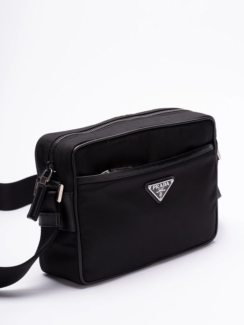 Prada Re-Nylon and Saffiano Leather Shoulder Bag Size ONE SIZE - 3 Thumbnail