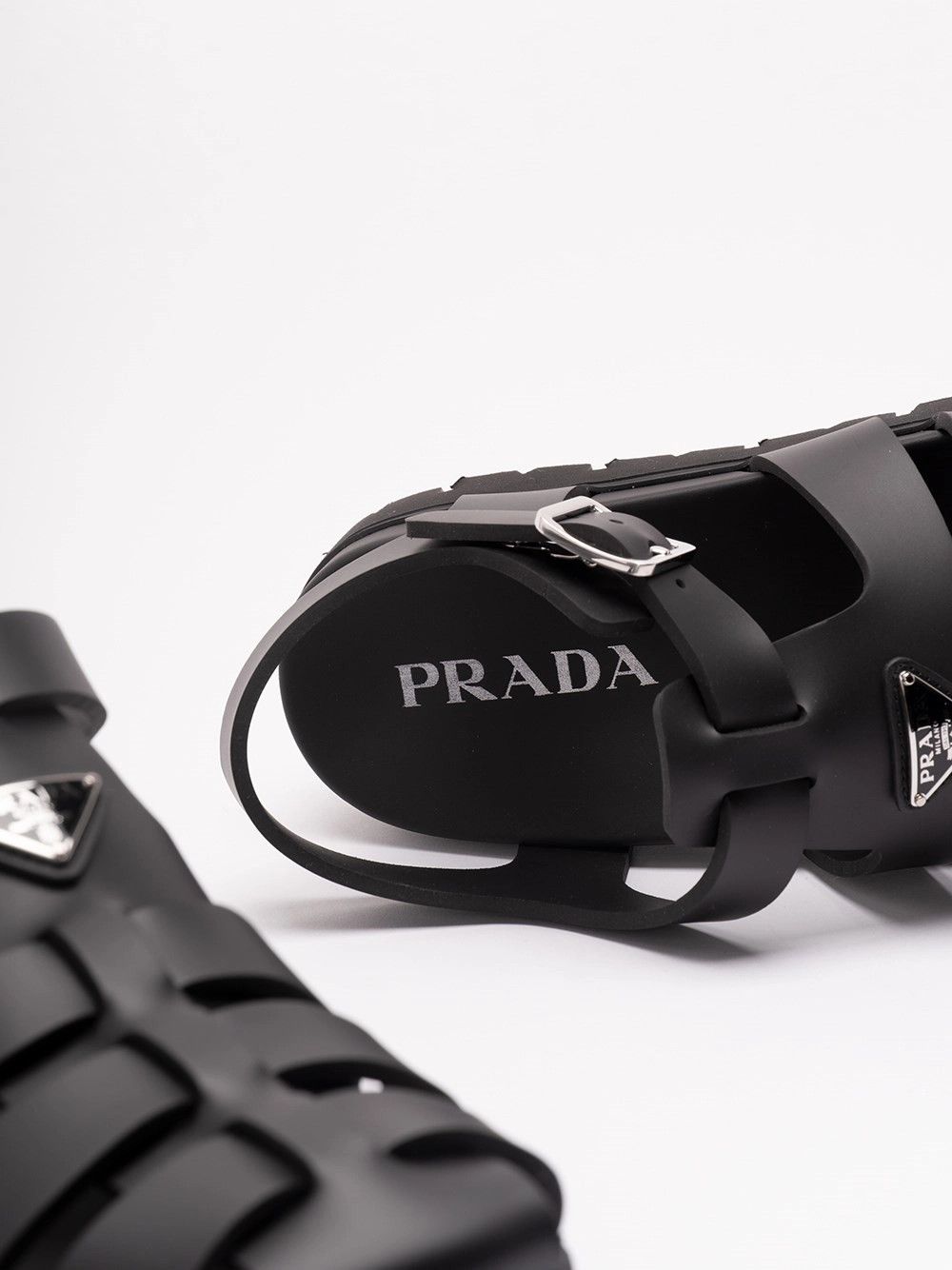 Prada Rubber Sandals Size US 6.5 / EU 39-40 - 5 Thumbnail